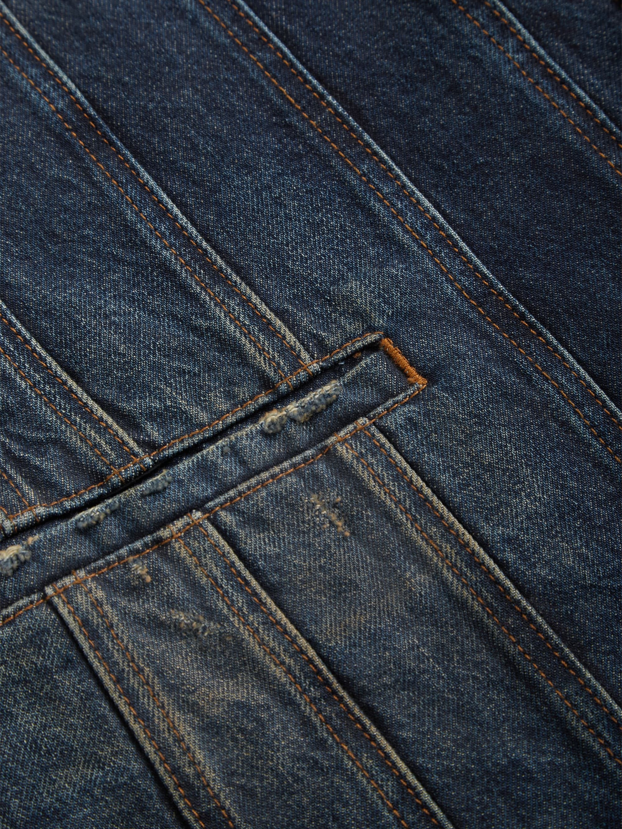Gusa Sanded Dark Indigo W