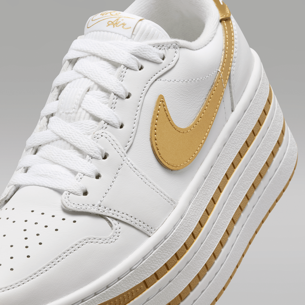 White/Metallic Gold/White