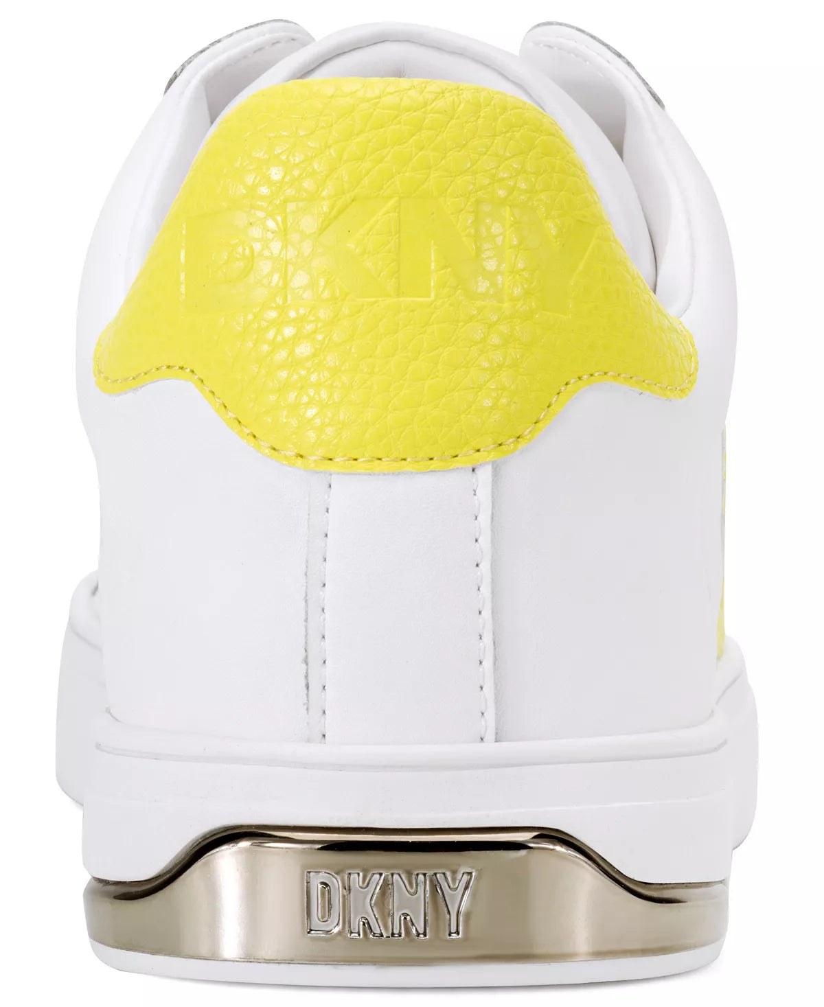 White/Yellow Leather