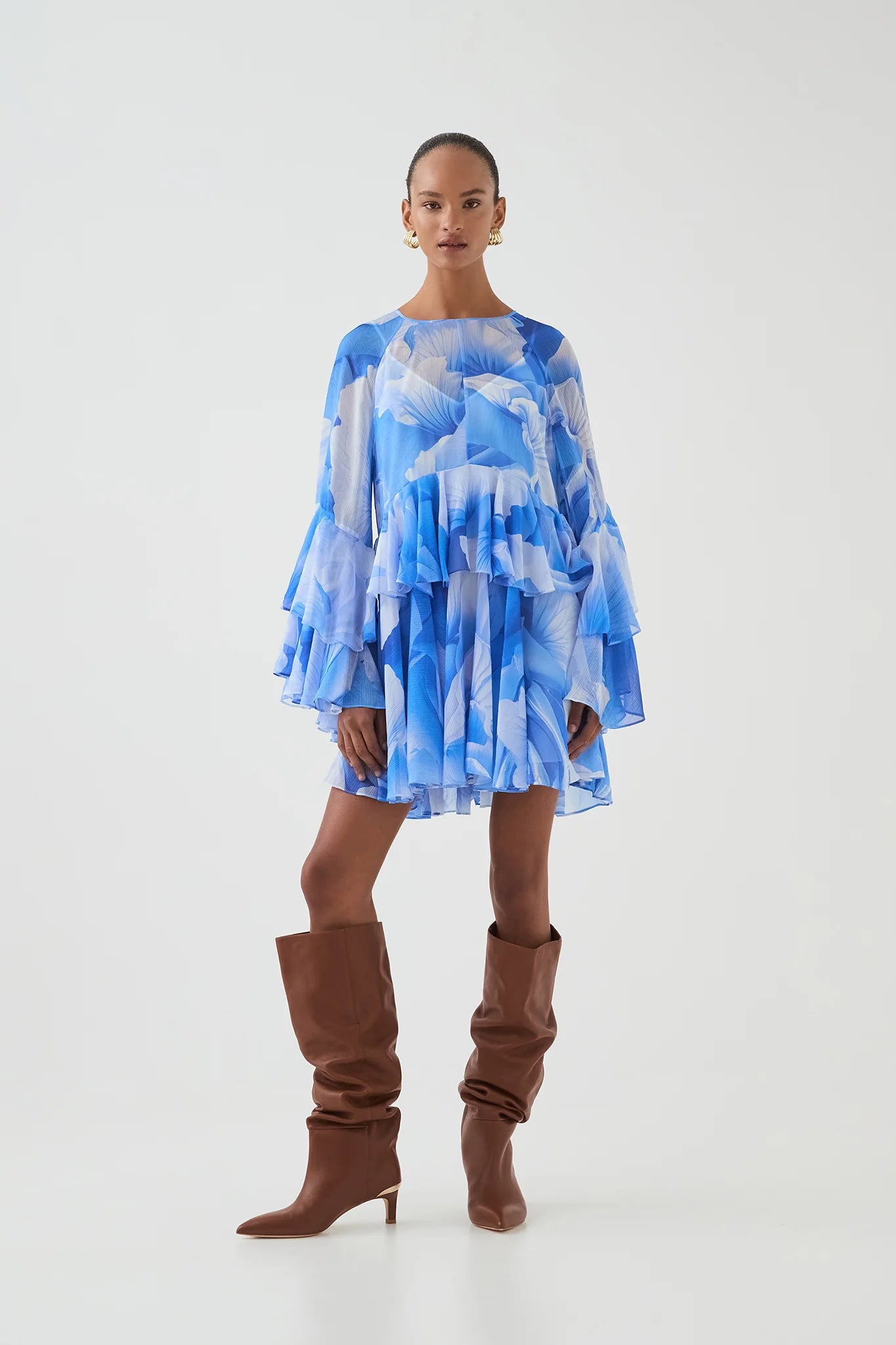 PRISMATIC FLORAL BLUE
