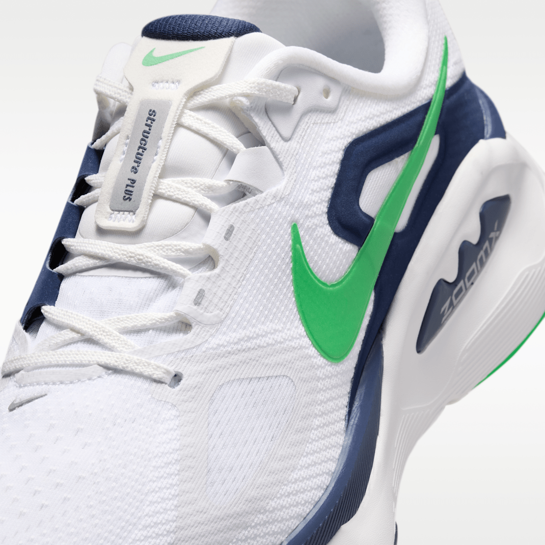 White/Midnight Navy/Summit White/Green Spark