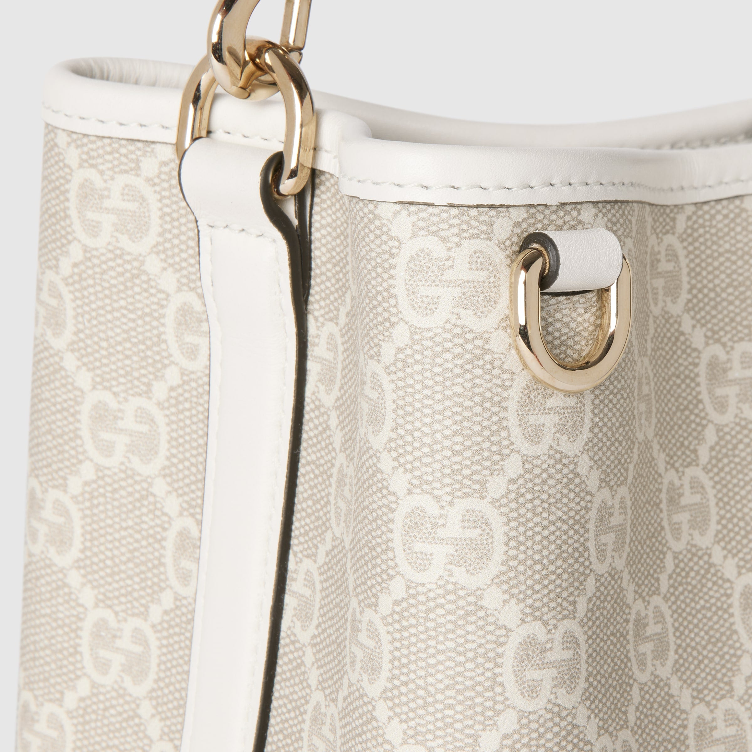 tejido beige y café oscuro