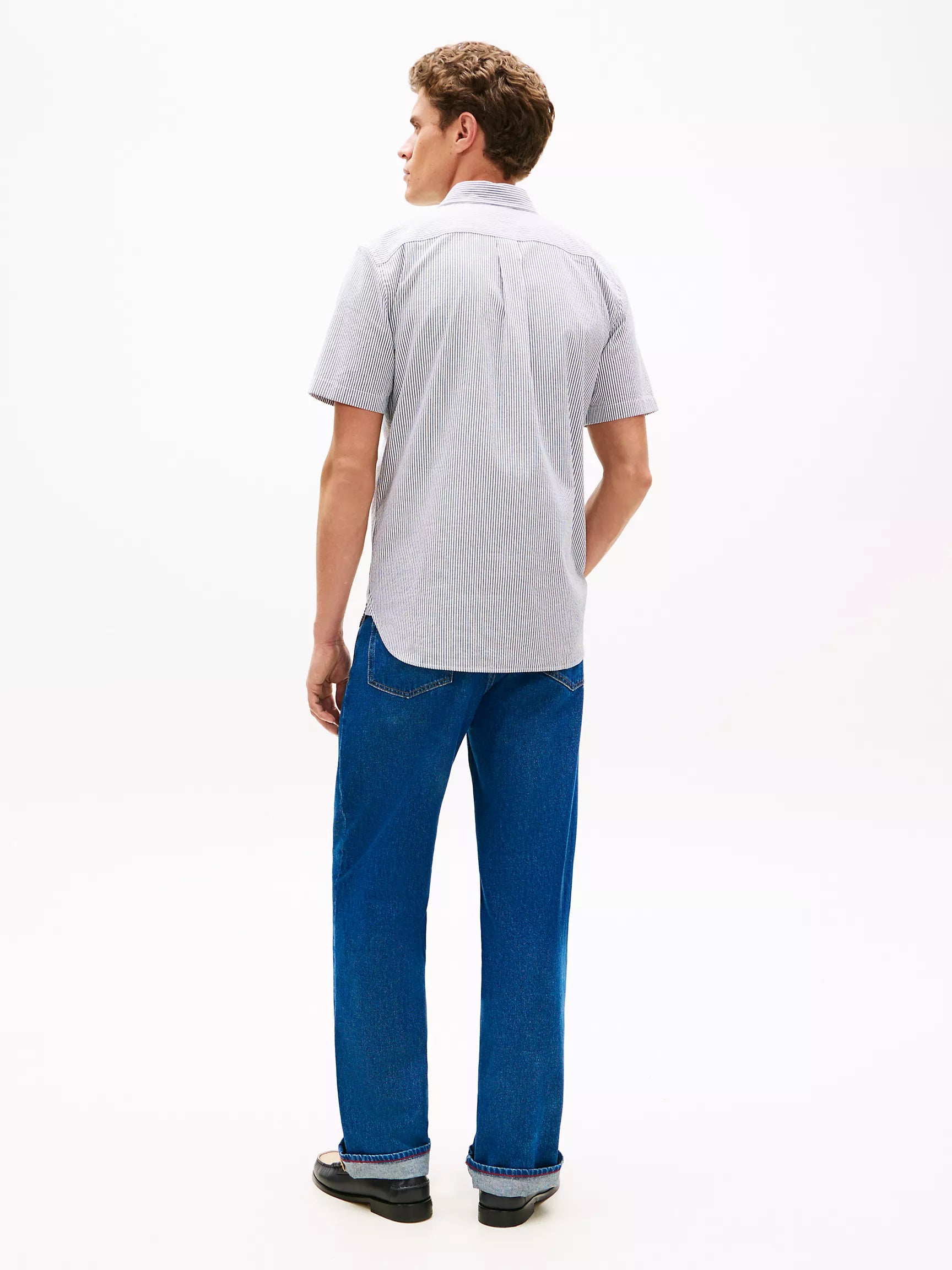 Navy/White Stripe