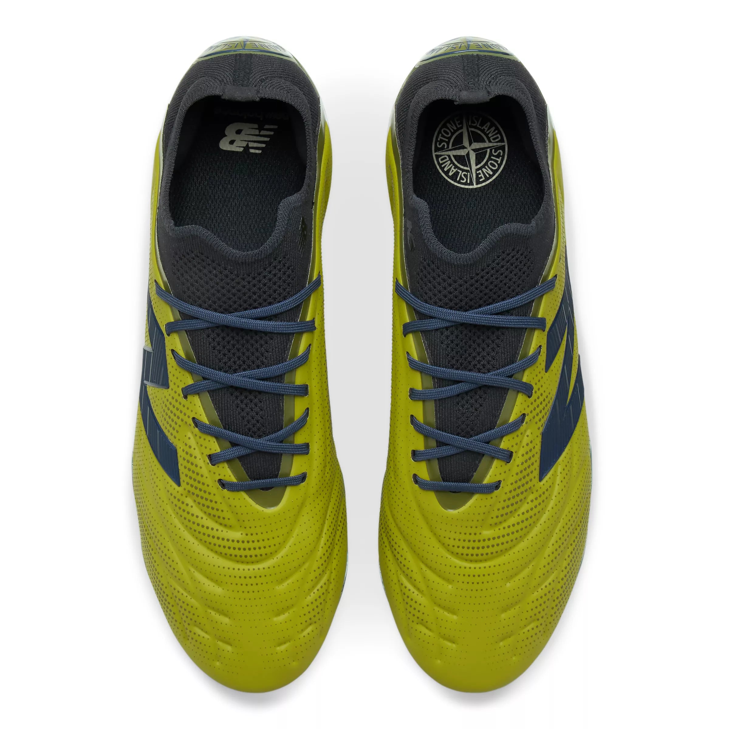 Sulphur Green With Navy And Navy