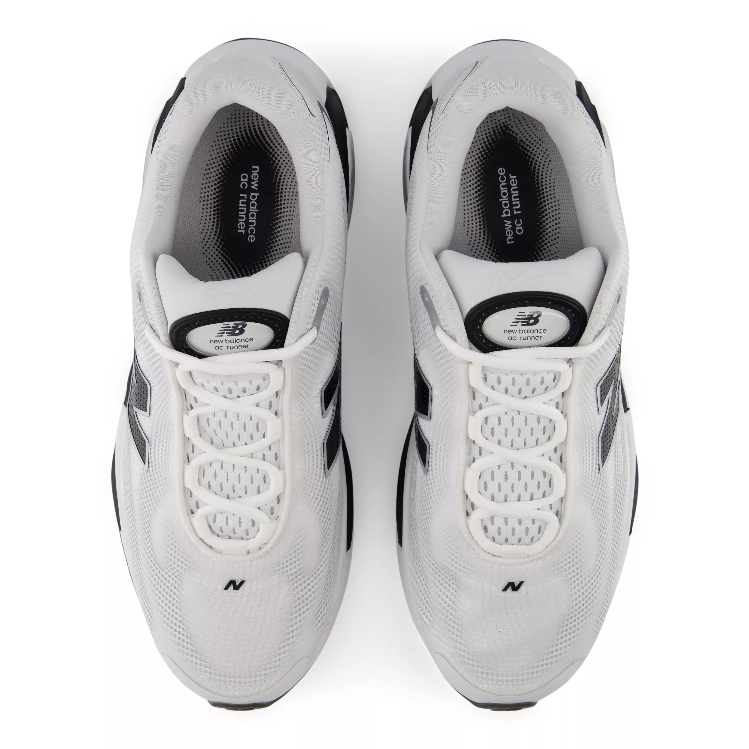 White With Black And Silver Metallic