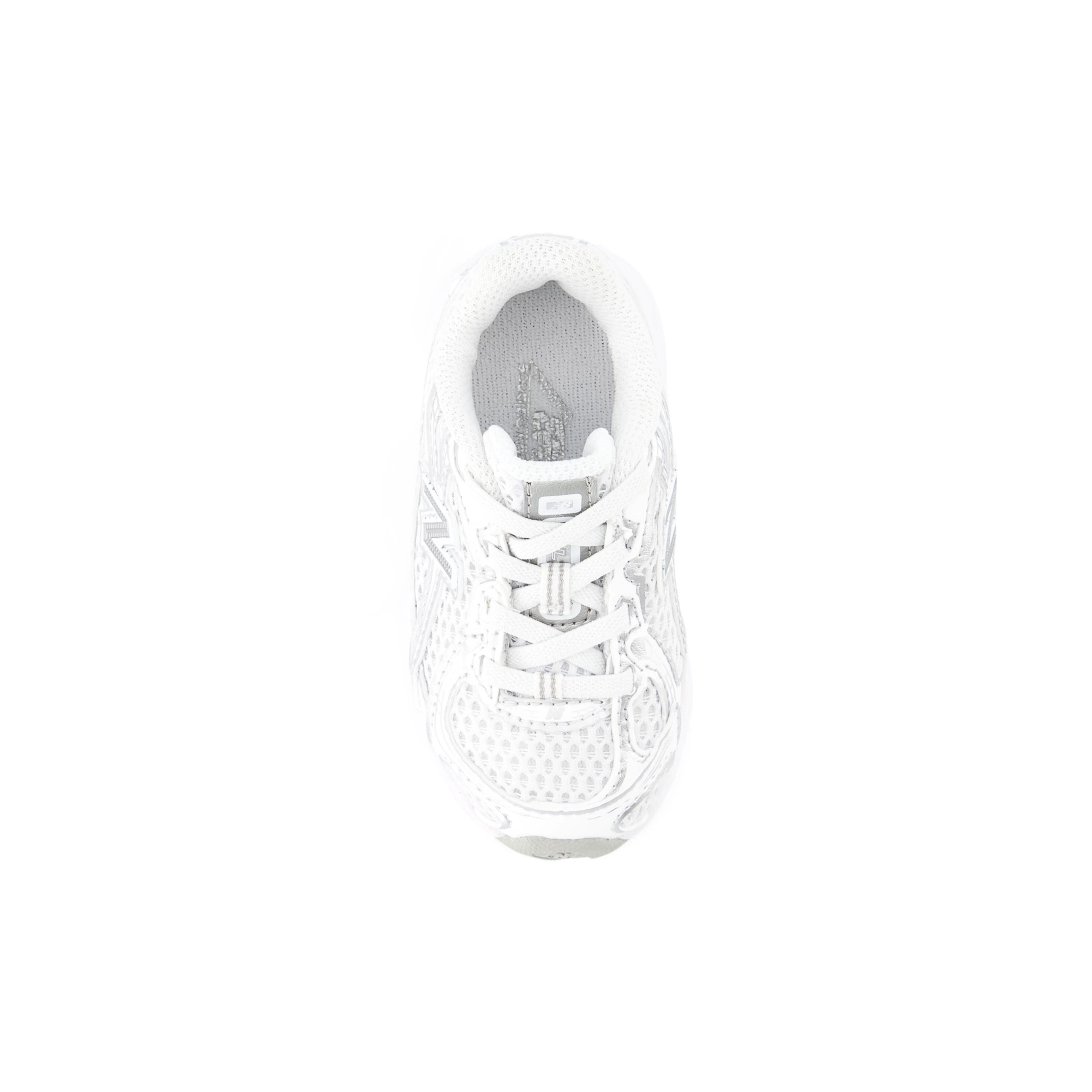 White With Silver Metallic