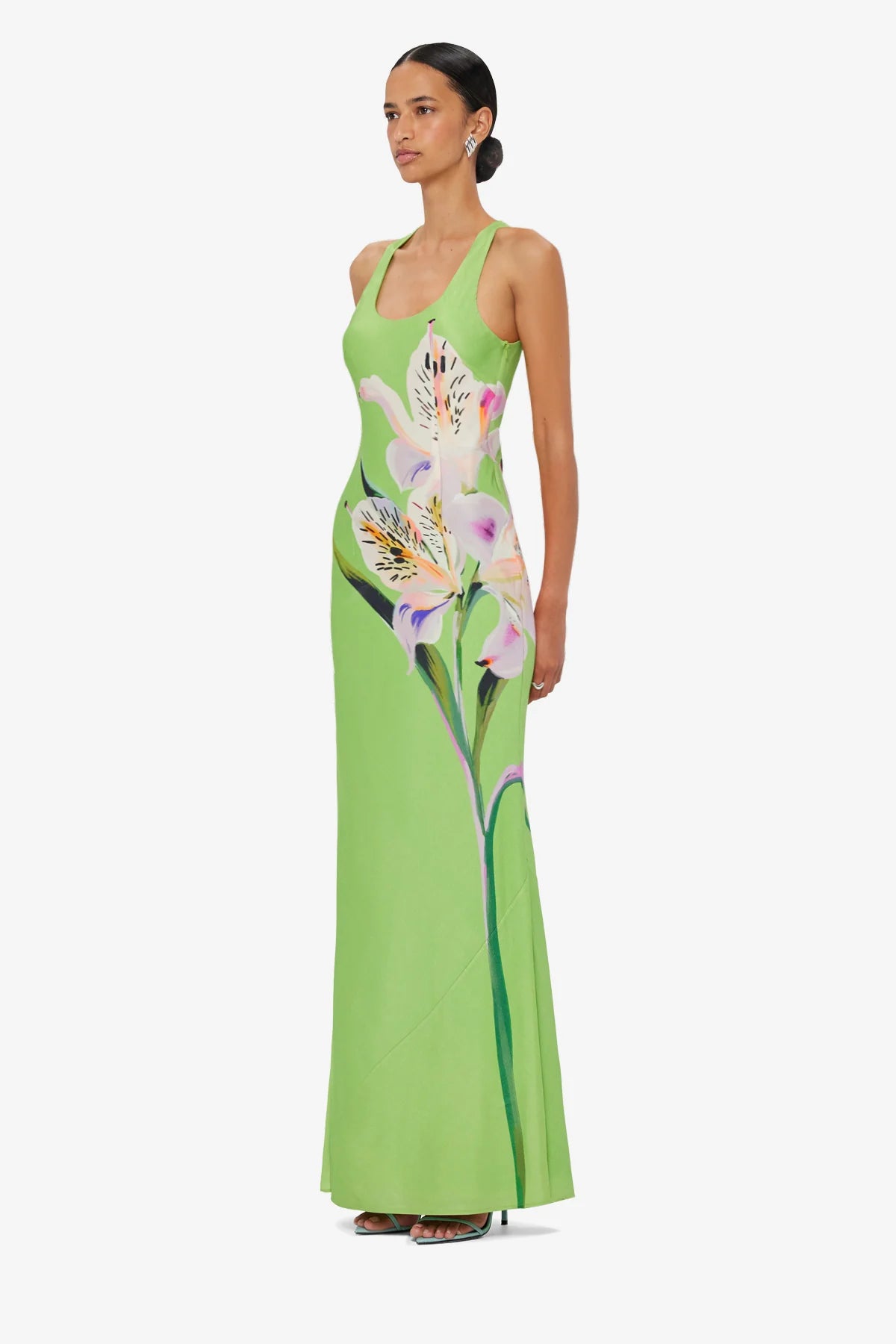 Lily Print in Parakeet
