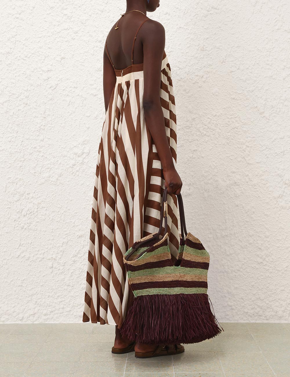 Choc Cream Stripe
