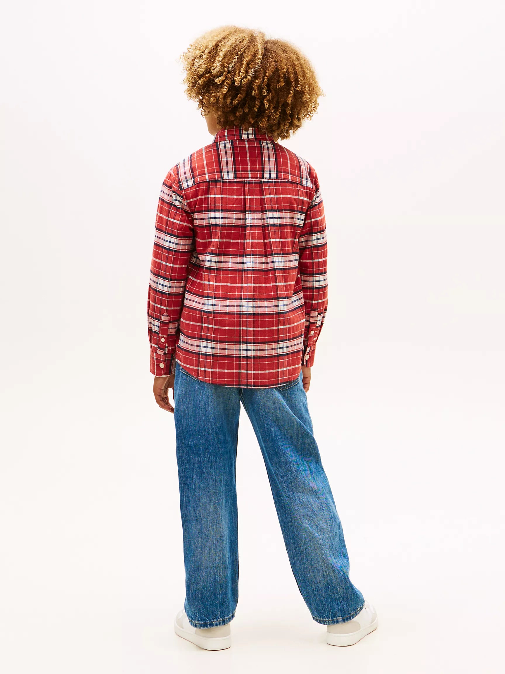 Terracotta Red Check