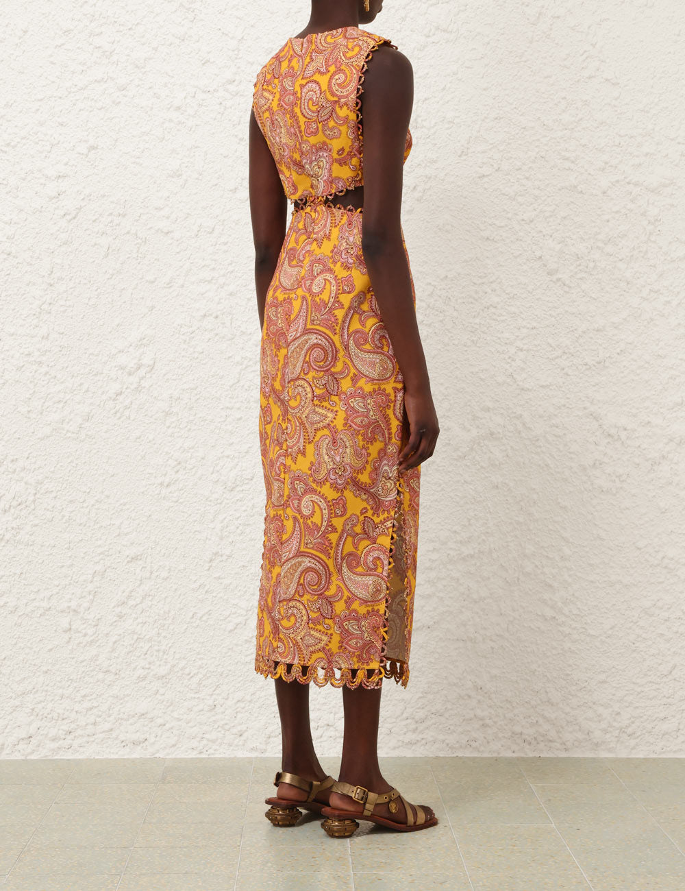 Mustard Paisley