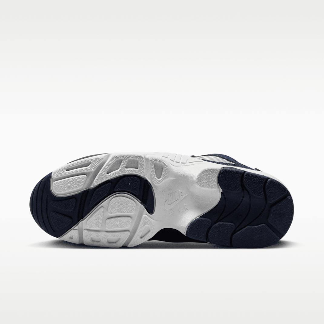 White/Metallic Silver/College Navy