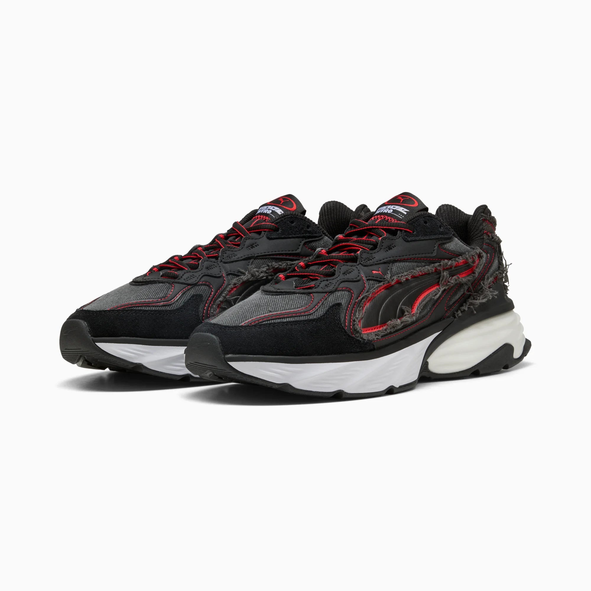 PUMA Black-Pop Red