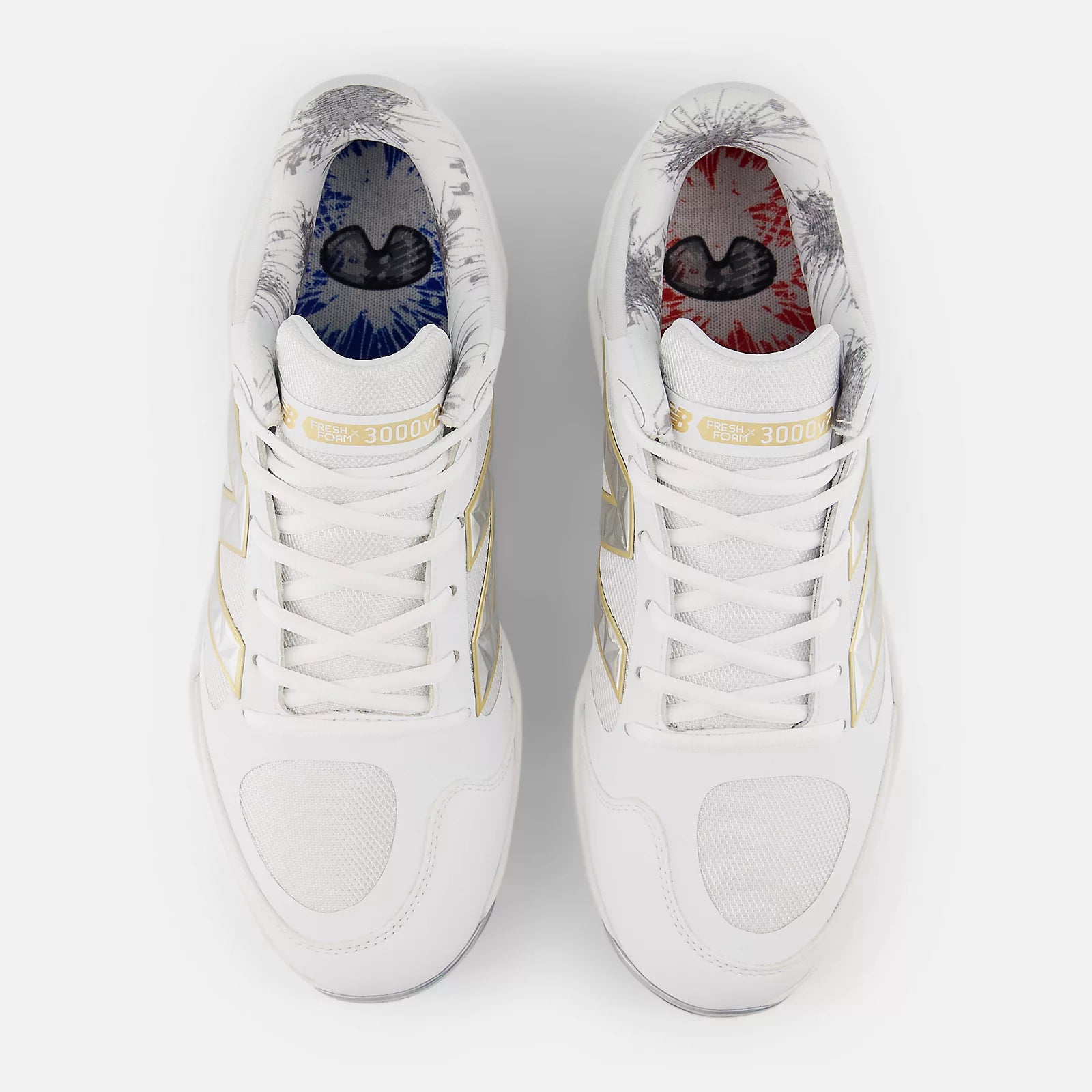White With Gold