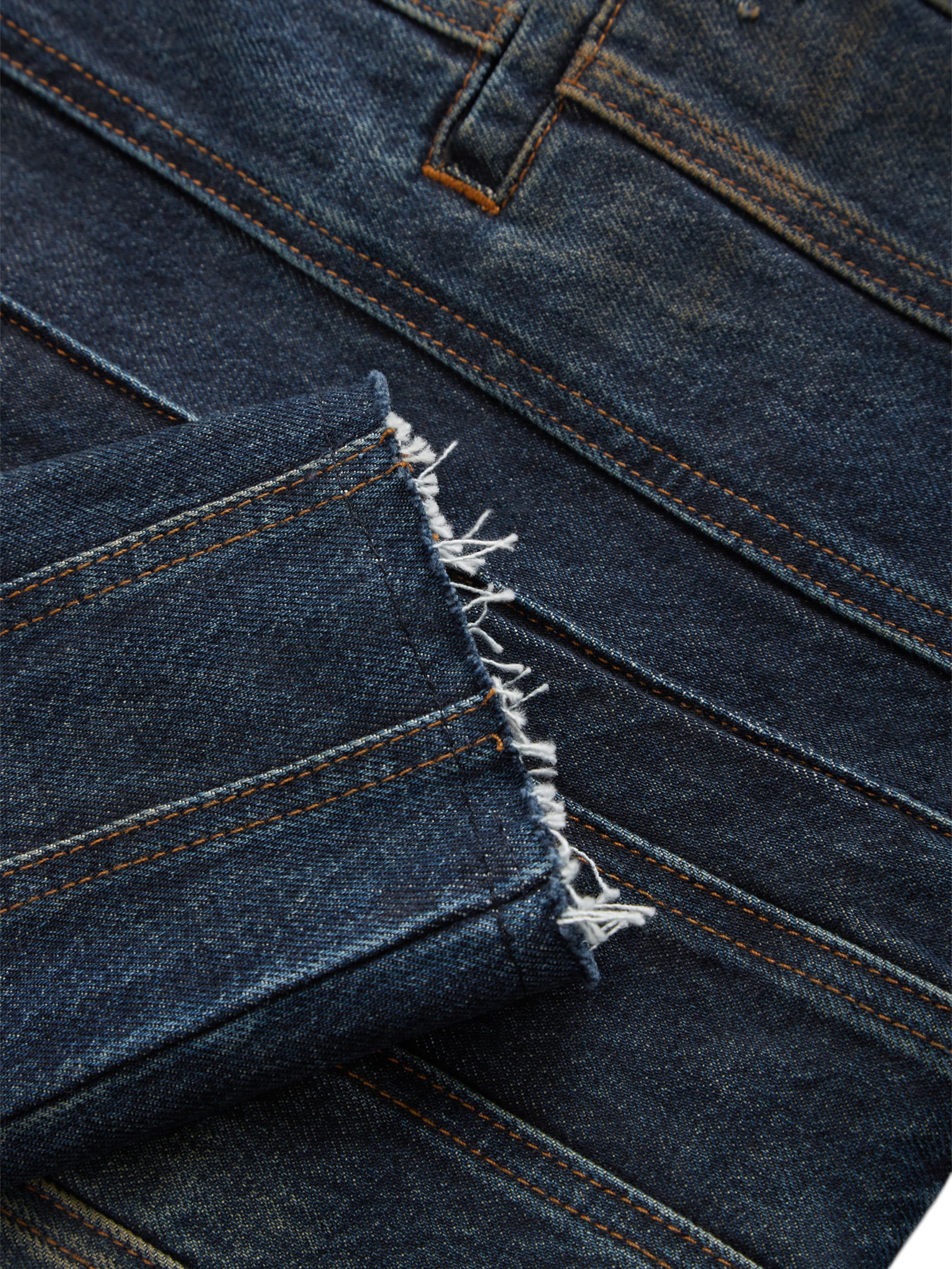 Gusa Sanded Dark Indigo W