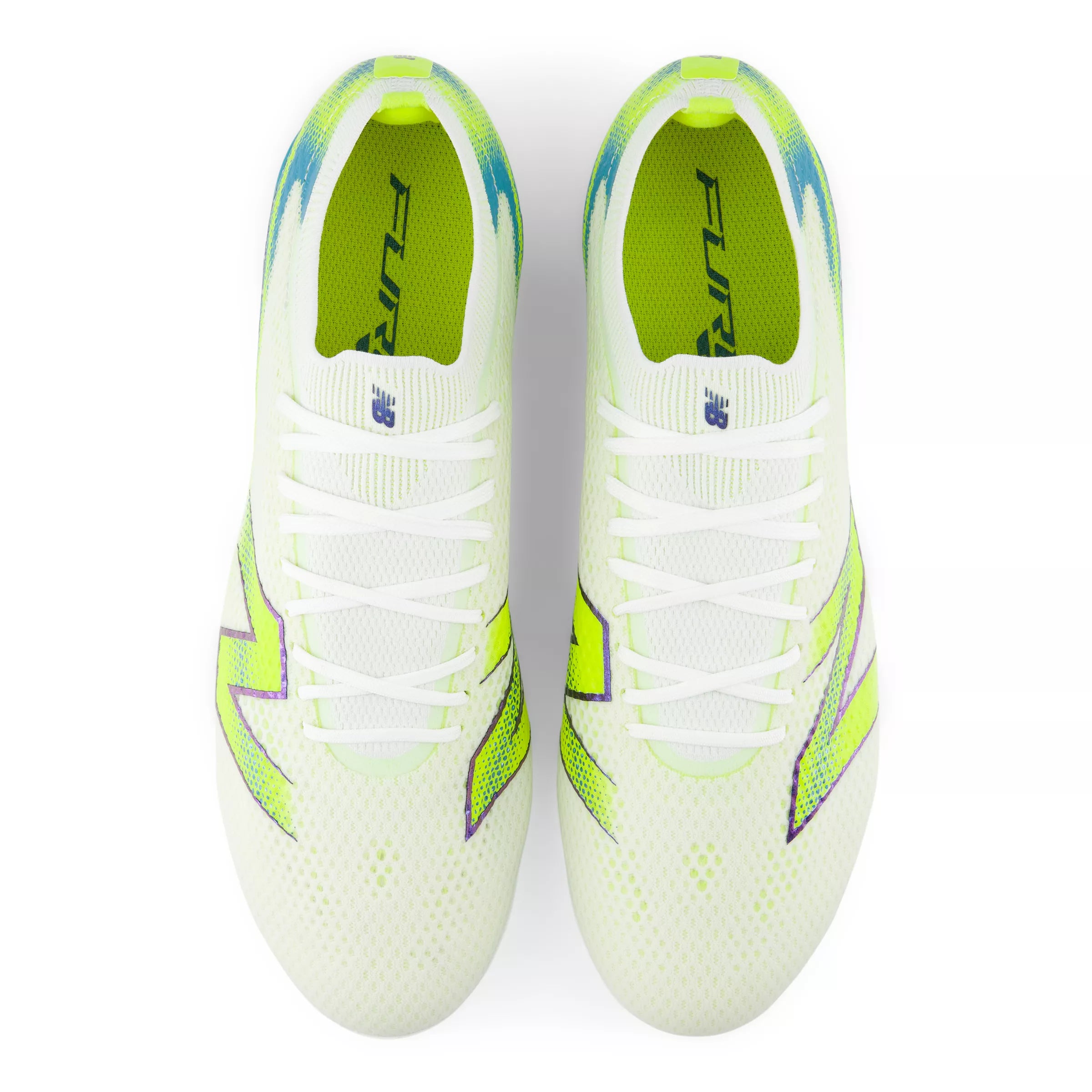 White With Alkaline Green