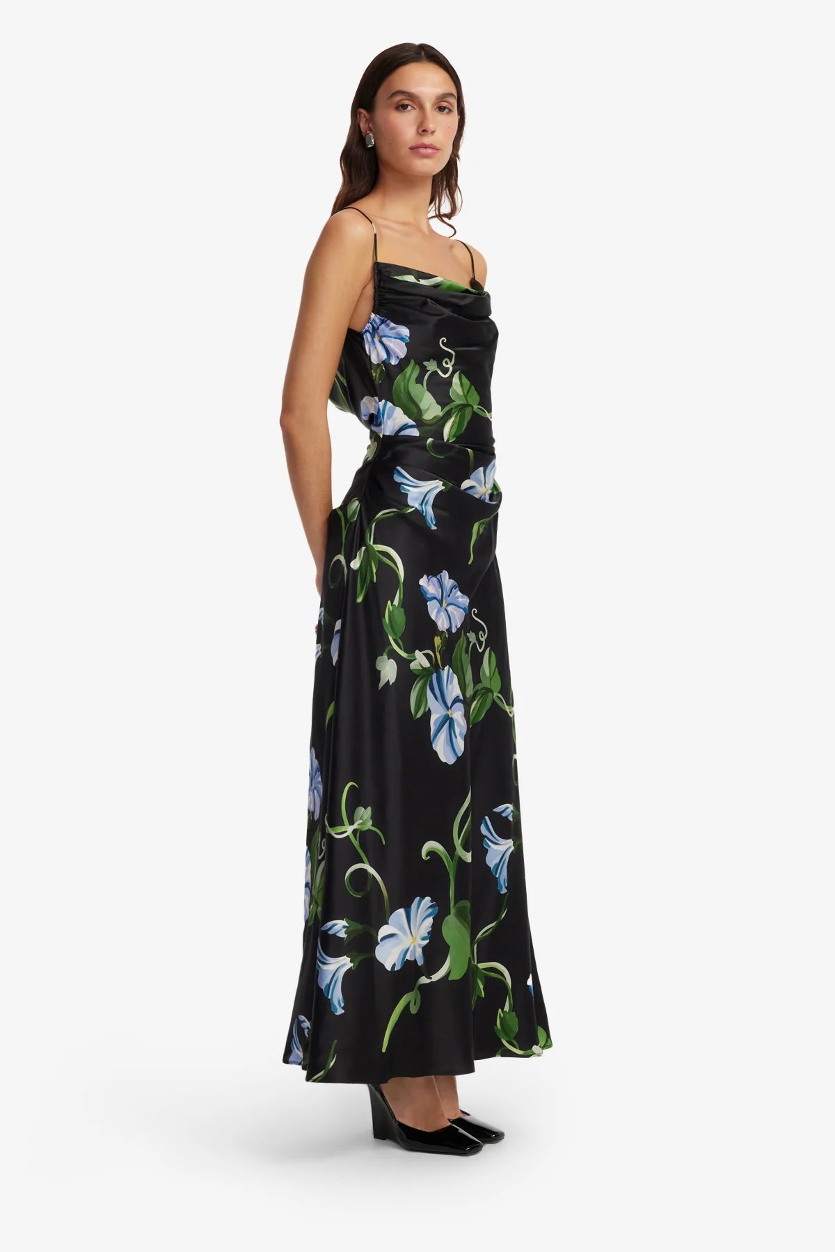Vine Print in Ebony