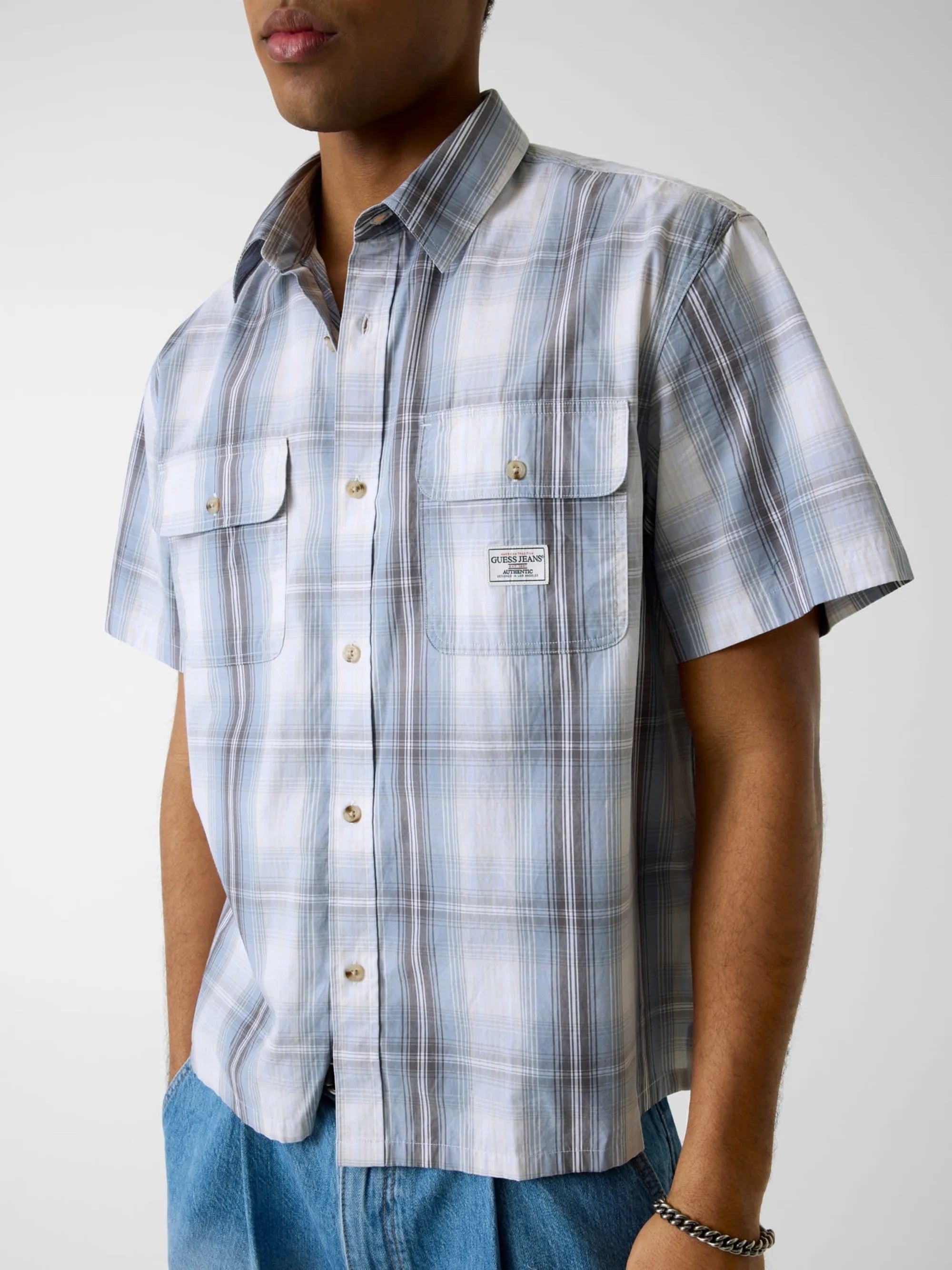 Ashley Blue Plaid