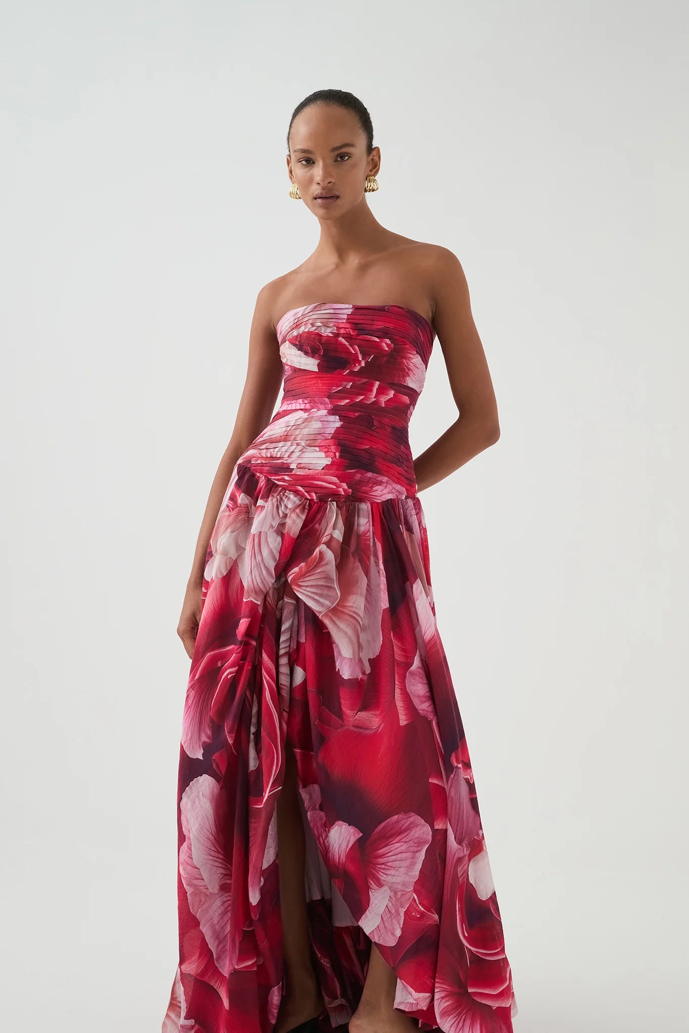 PRISMATIC FLORAL RED