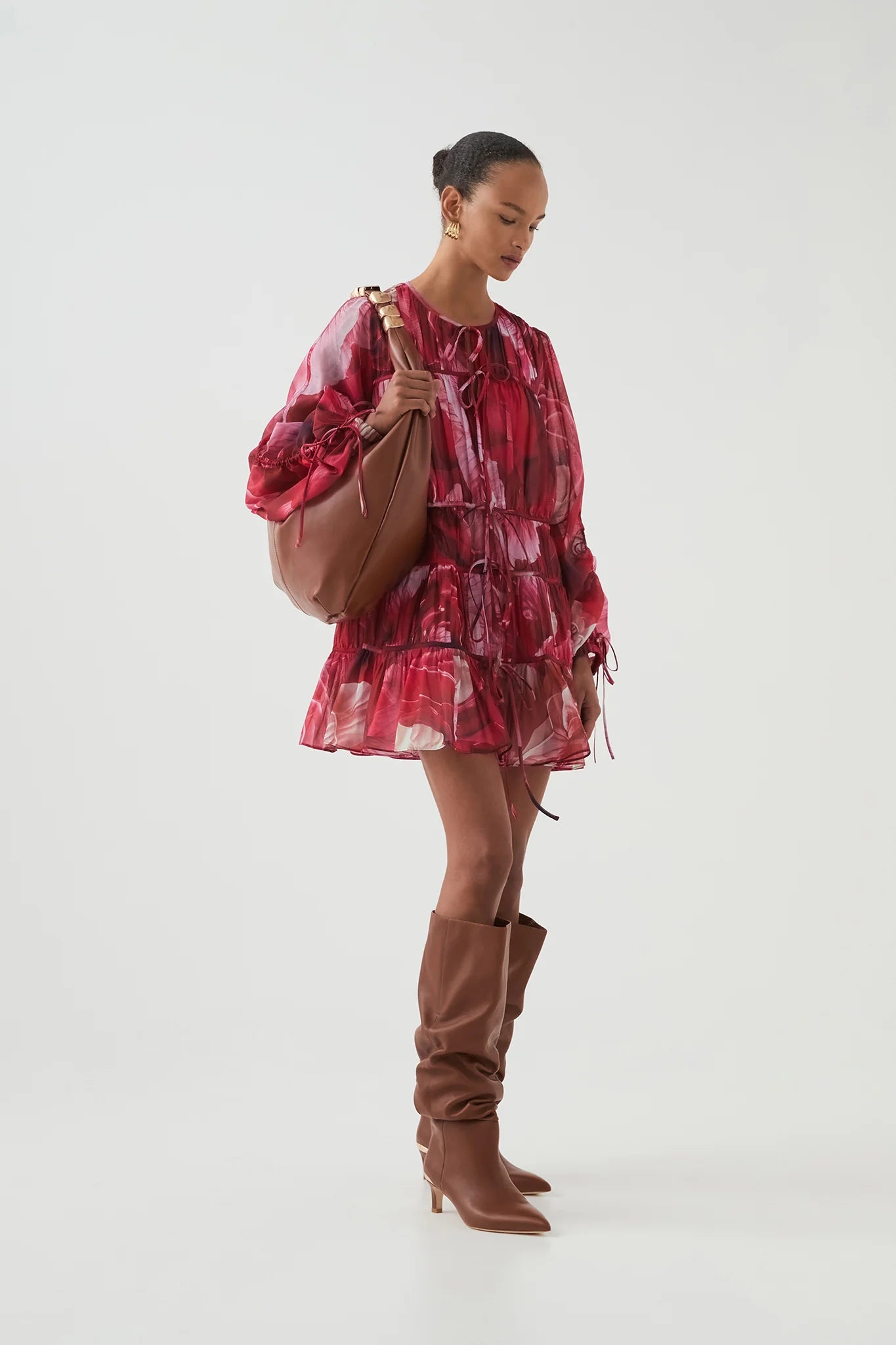 PRISMATIC FLORAL RED