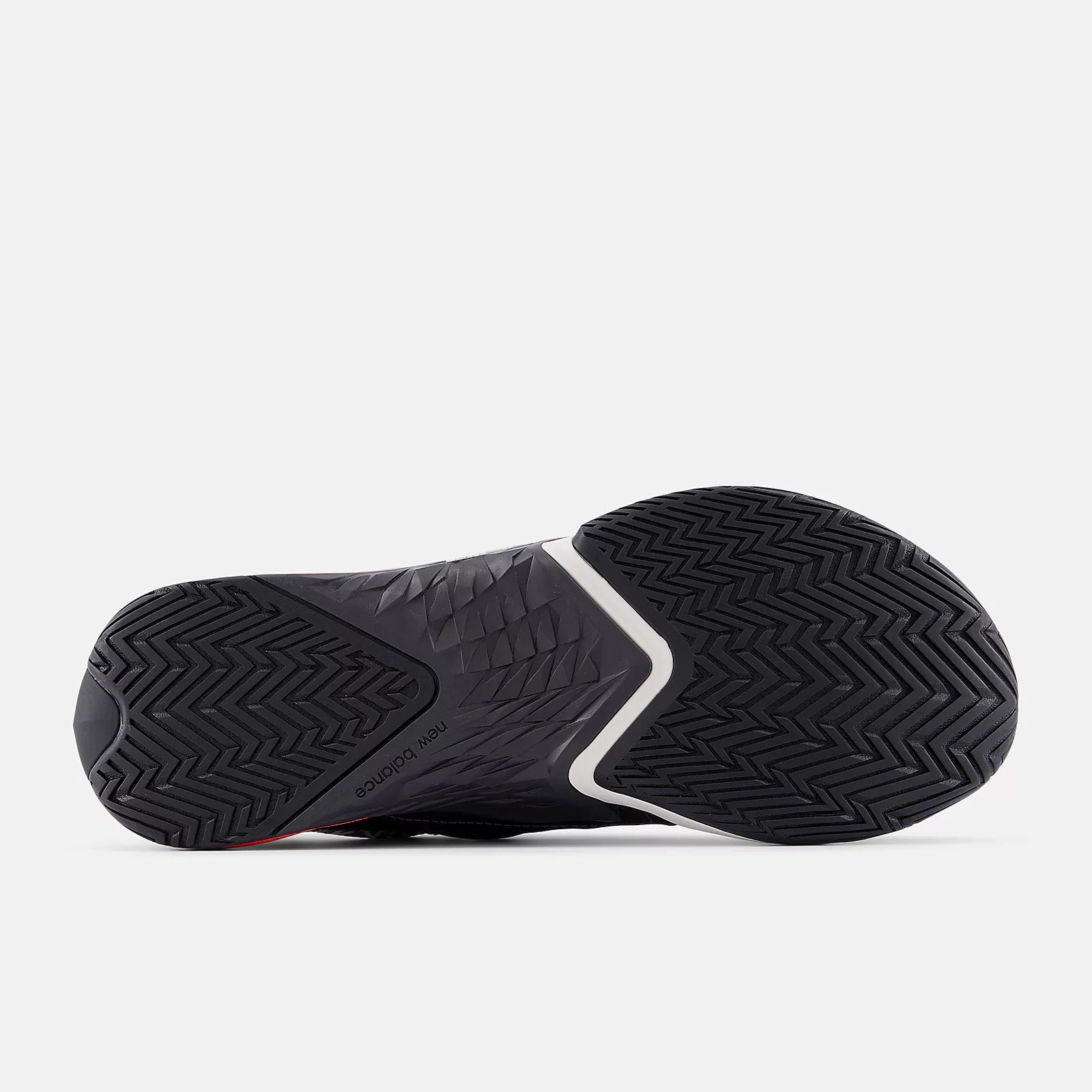 Black With Grey And Urgent Red