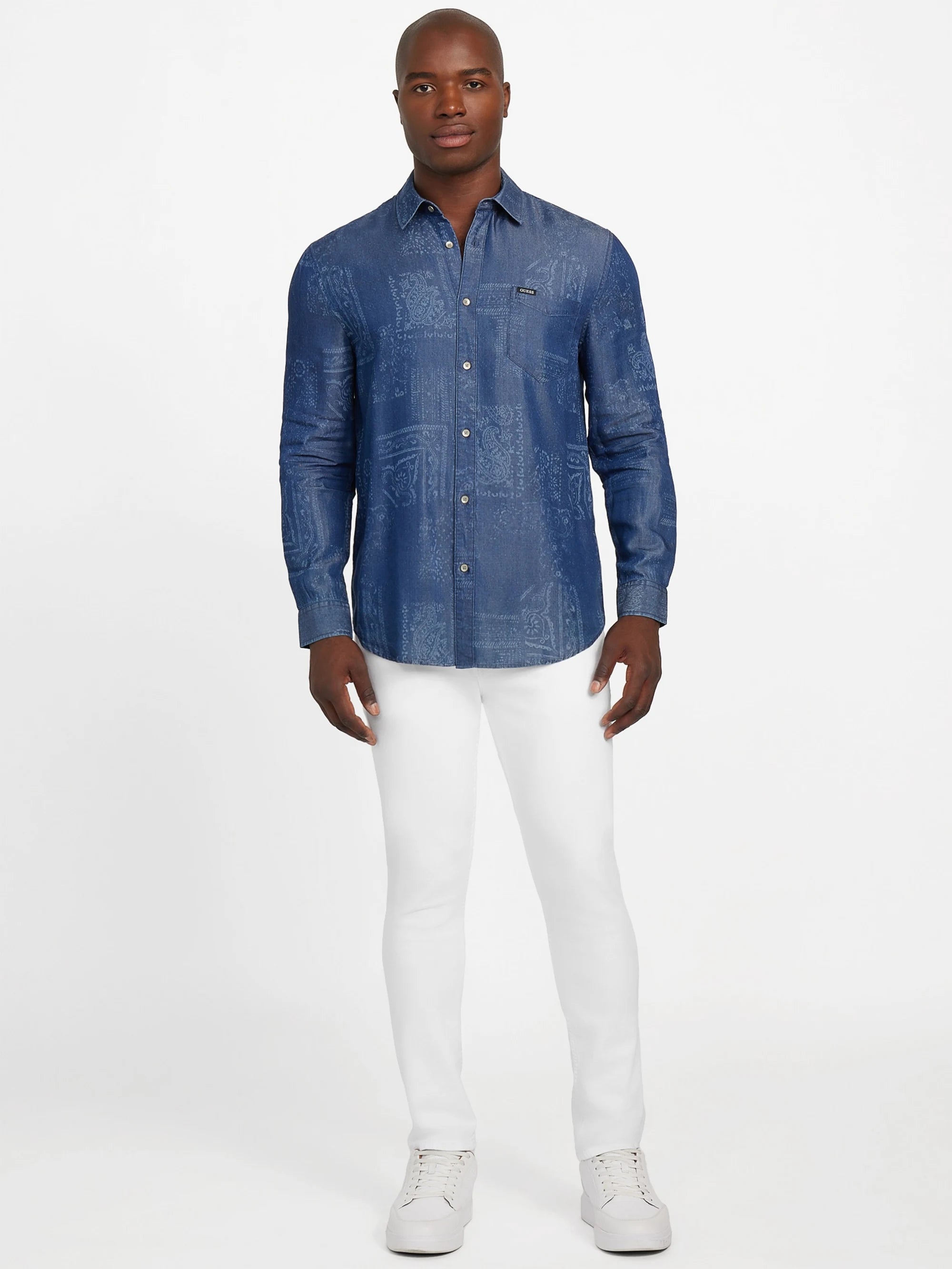 Aop Blue Bandana