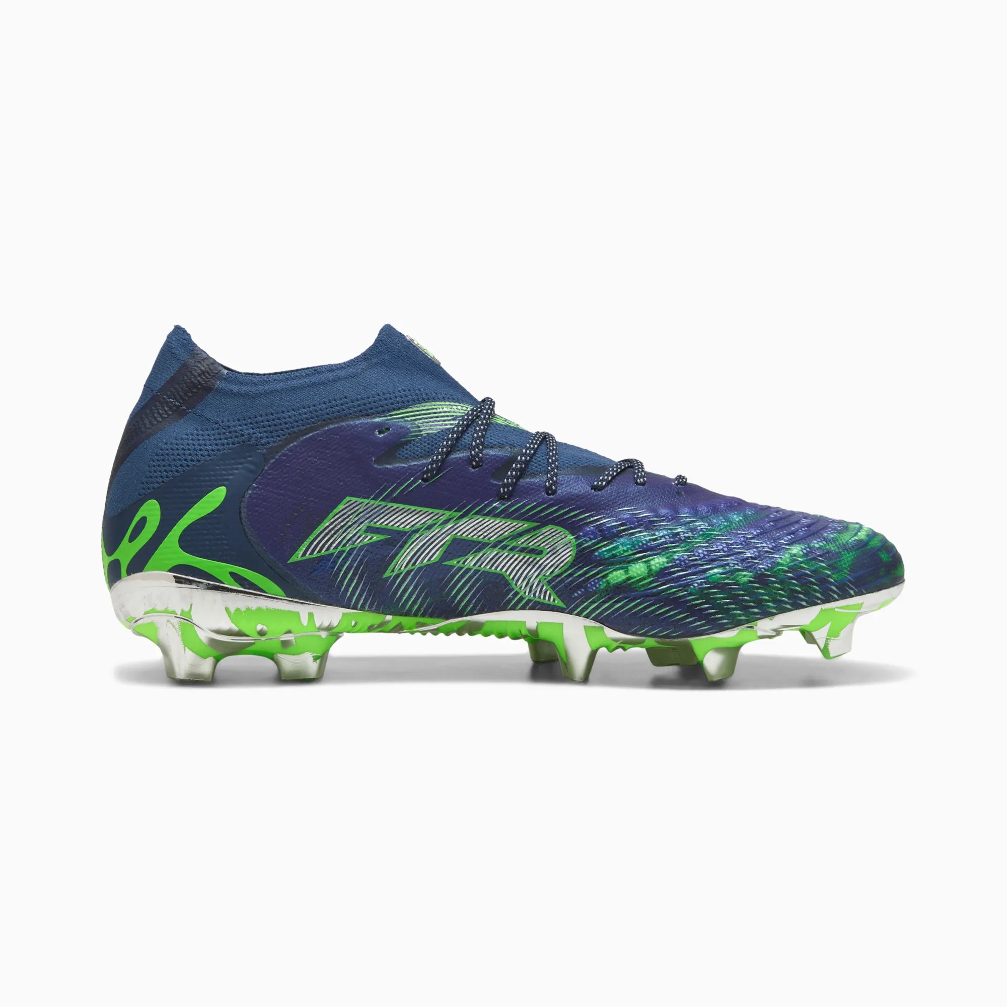Persian Blue-Vivid Blue-Lapis Lazuli-Green Gecko-PUMA Silver