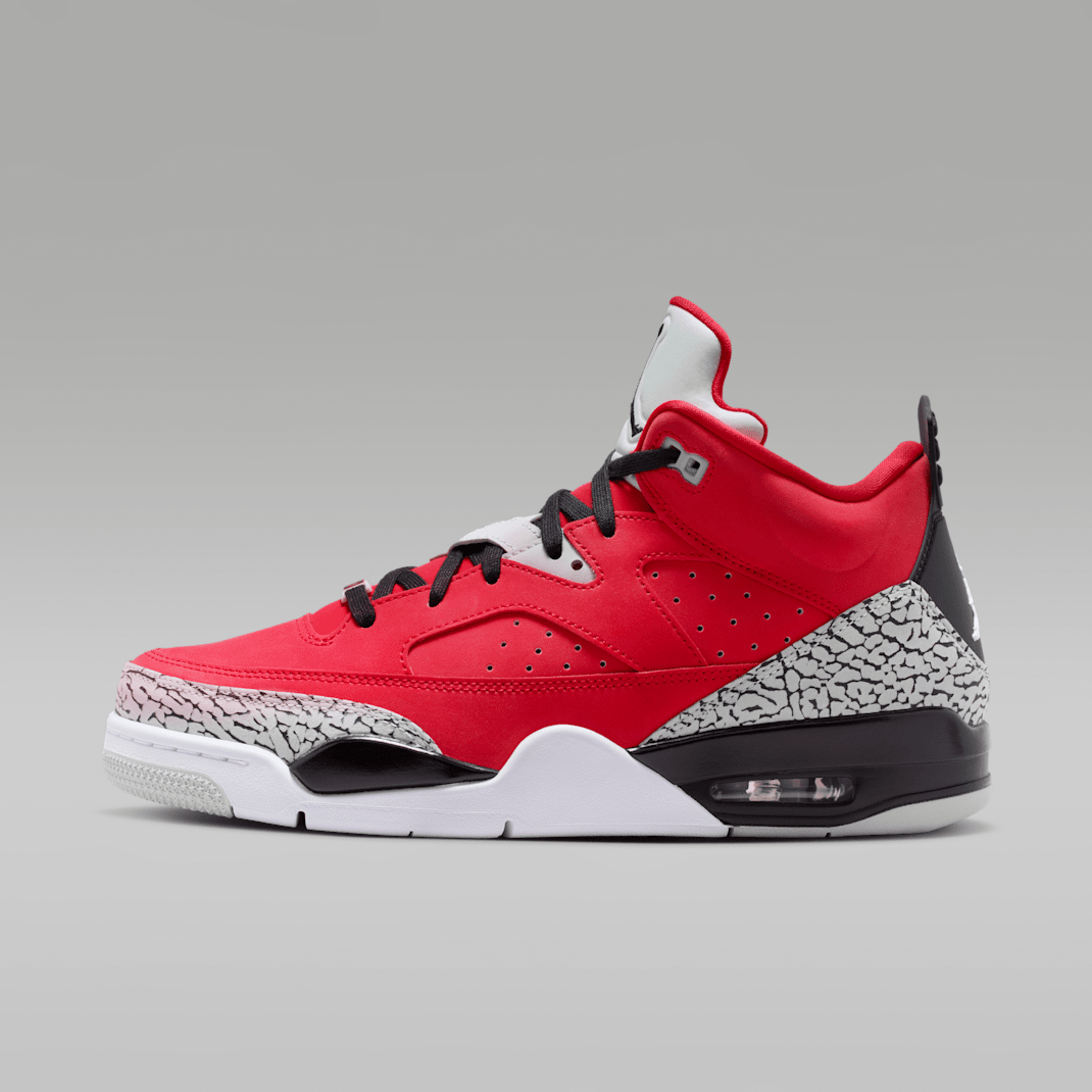 Fire Red/Grey Mist/White/Black 4