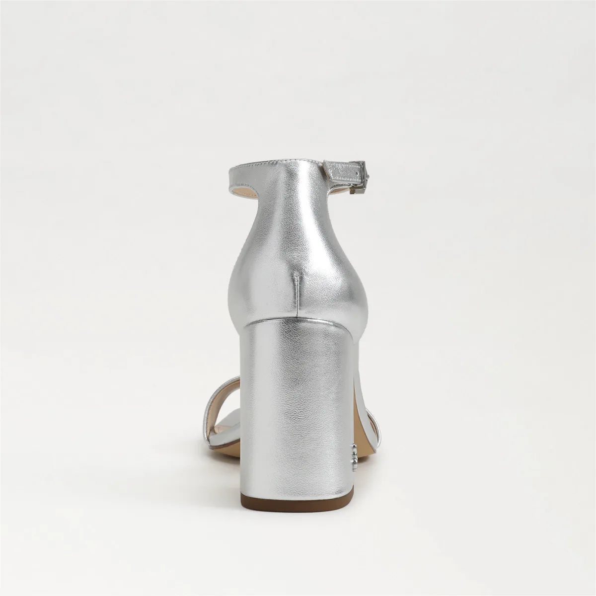 Silver Metallic Leather