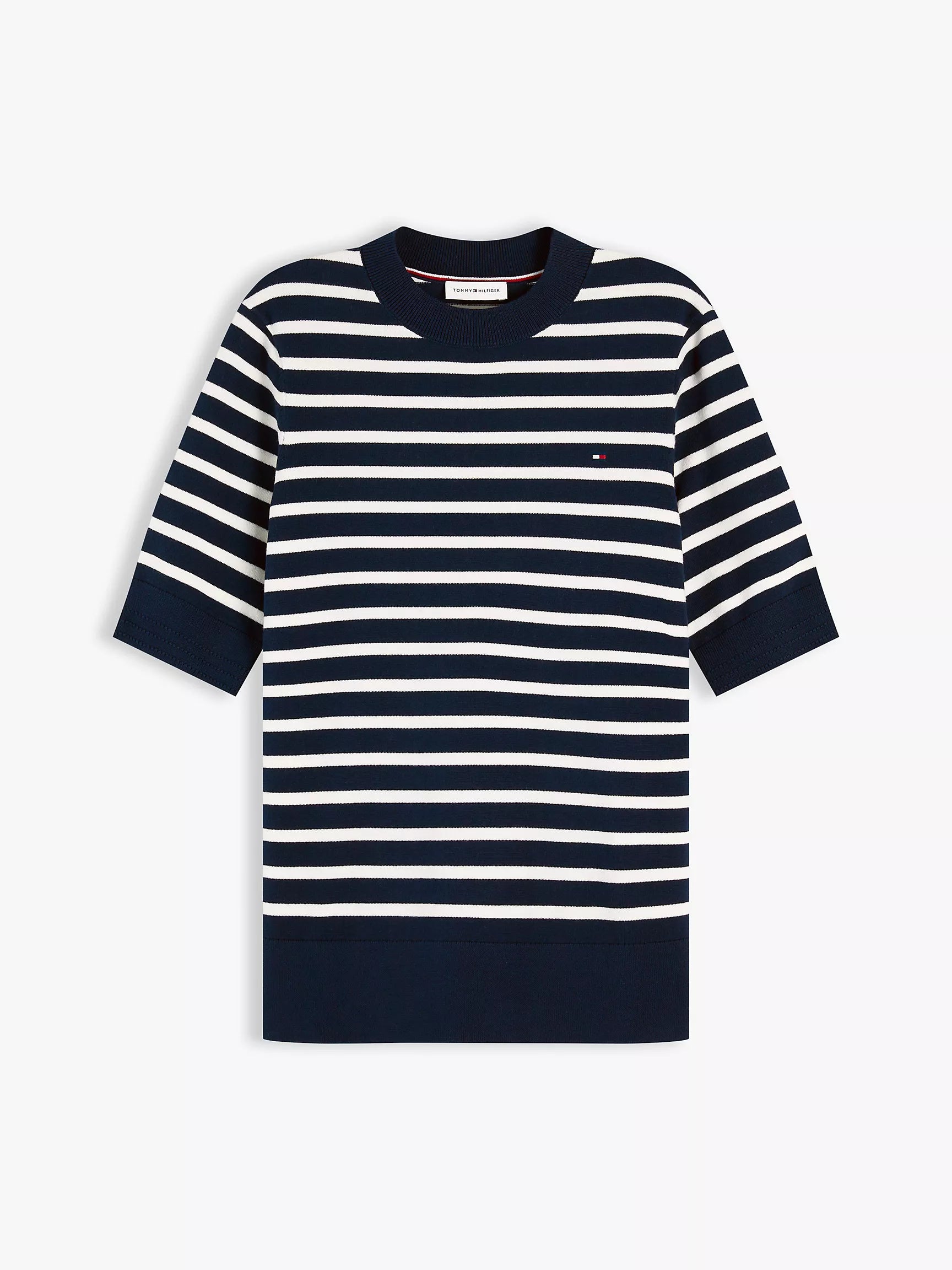 Navy/Ivory Stripe