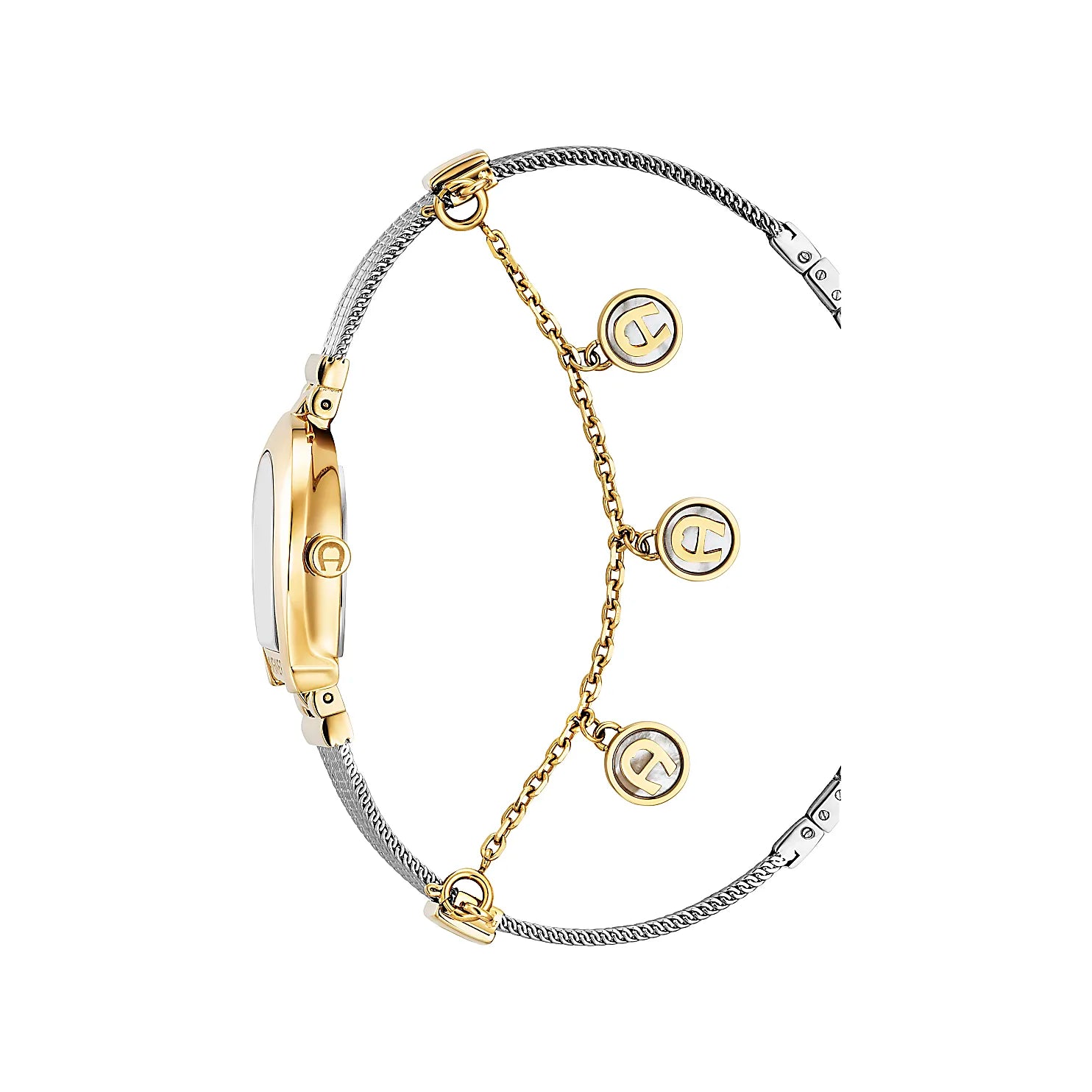 Gold White