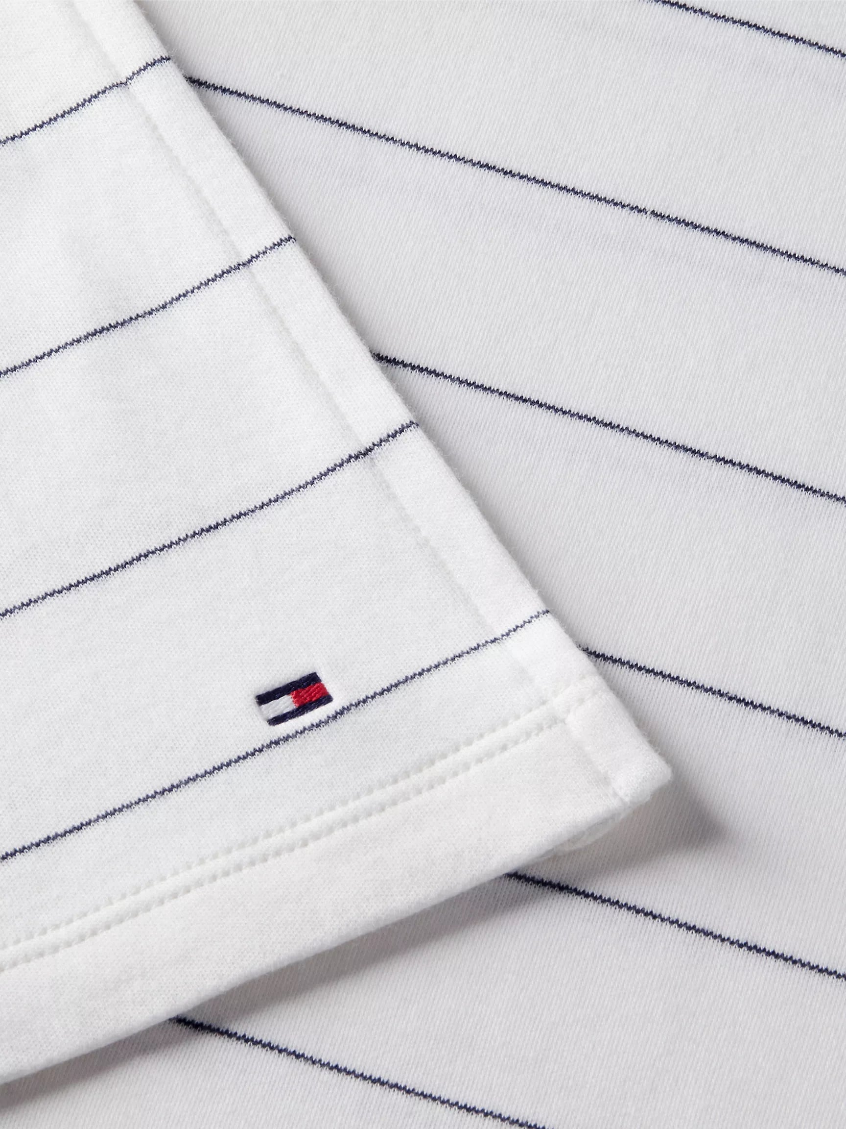 Navy Blue / Ecru Stripe