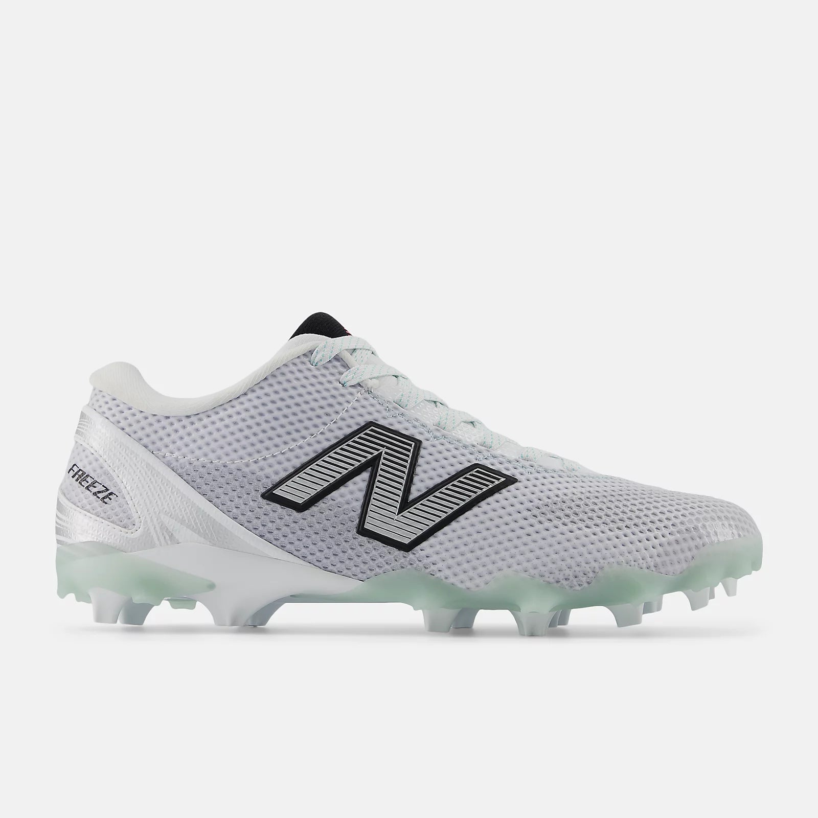 Nb White With Black And Silver Metallic