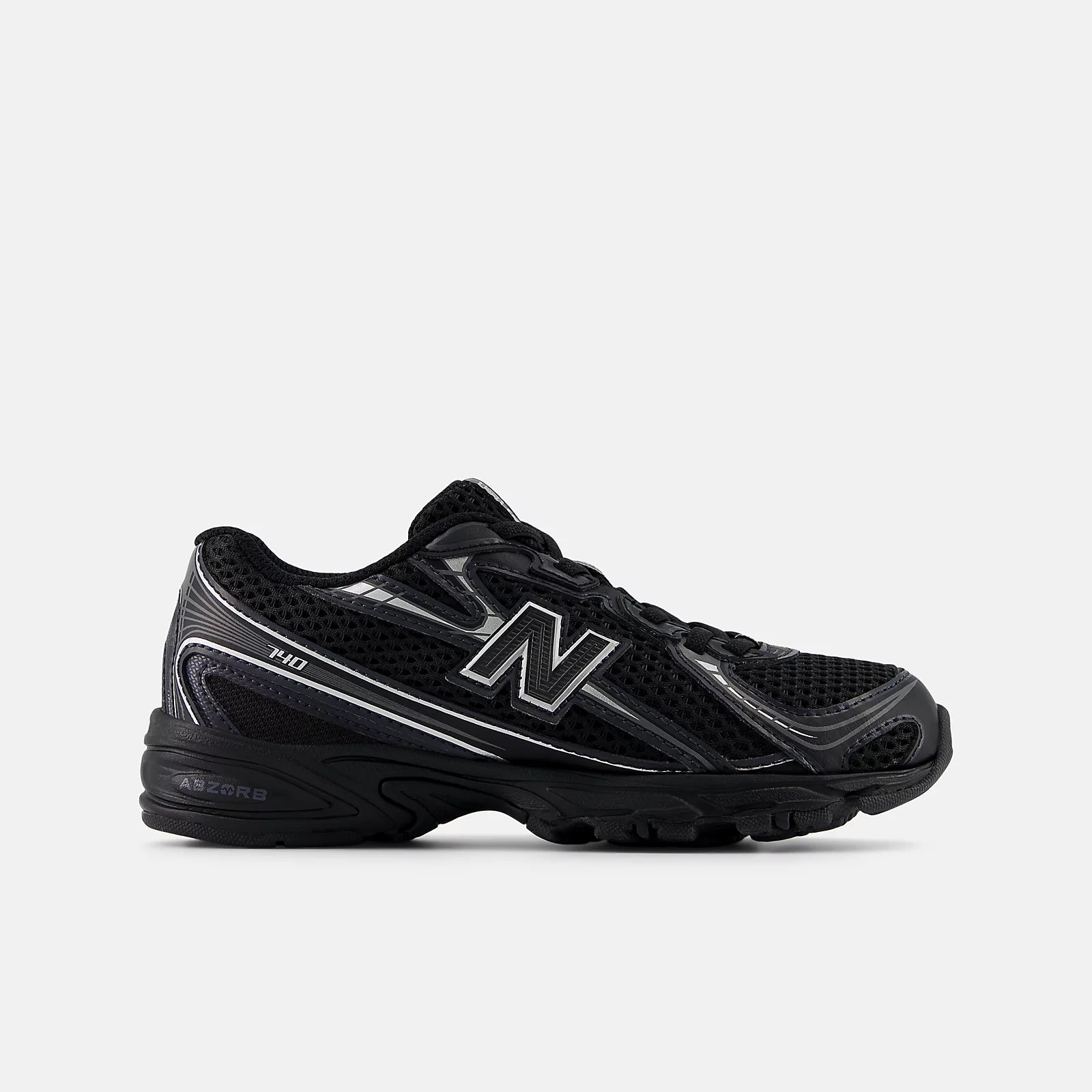 Black With Silver Metallic