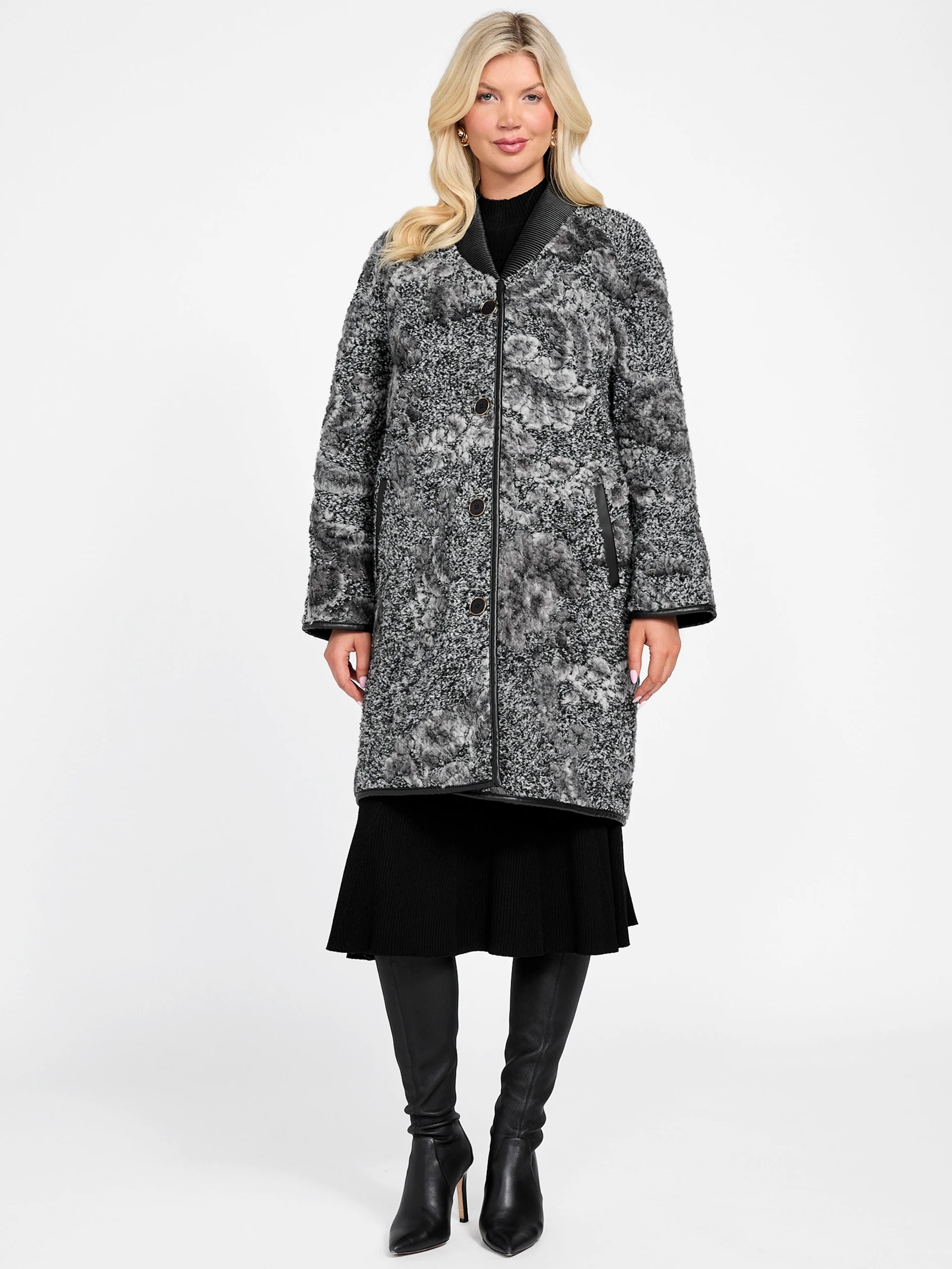 Floral Paisley Jacq Blk C