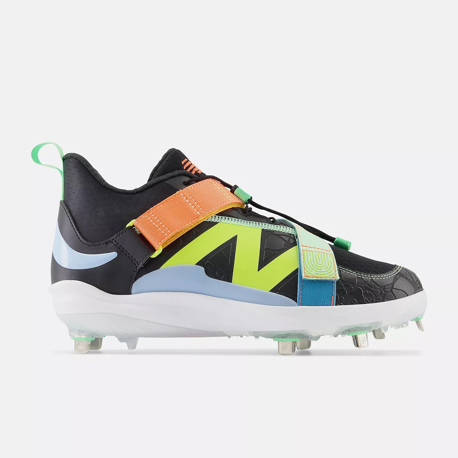 Black With Neon Dragonfly And Electric Jade