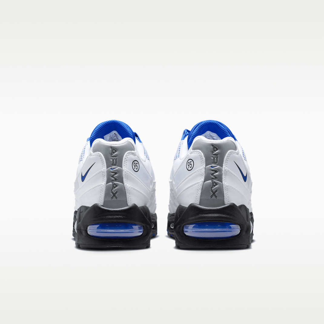 White/Black/Metallic Silver/Racer Blue