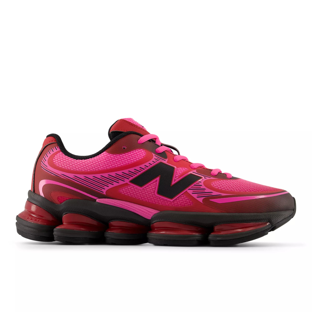 Pink Heat With Shadow Red And Faded Black