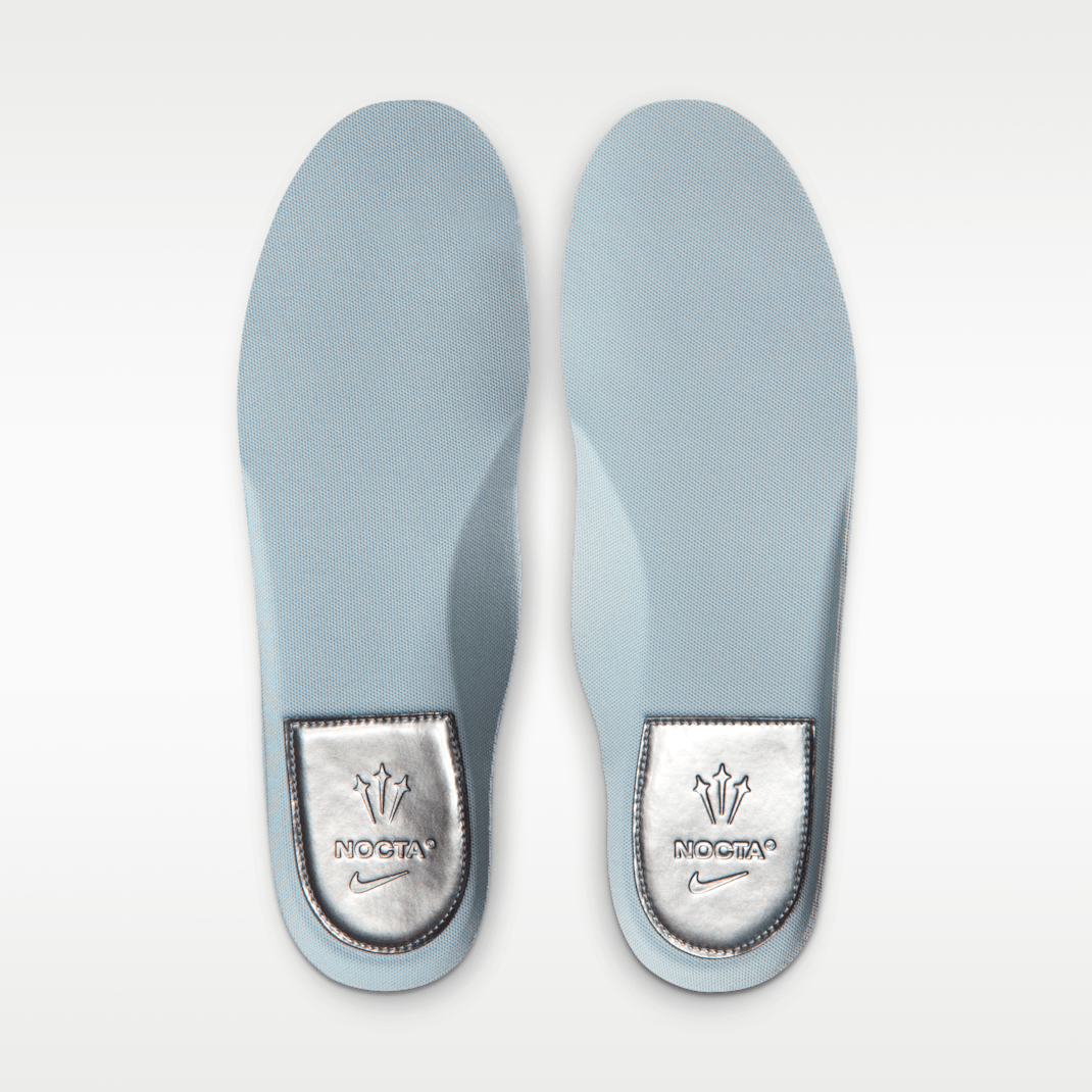 White/Metallic Silver/Cobalt Tint
