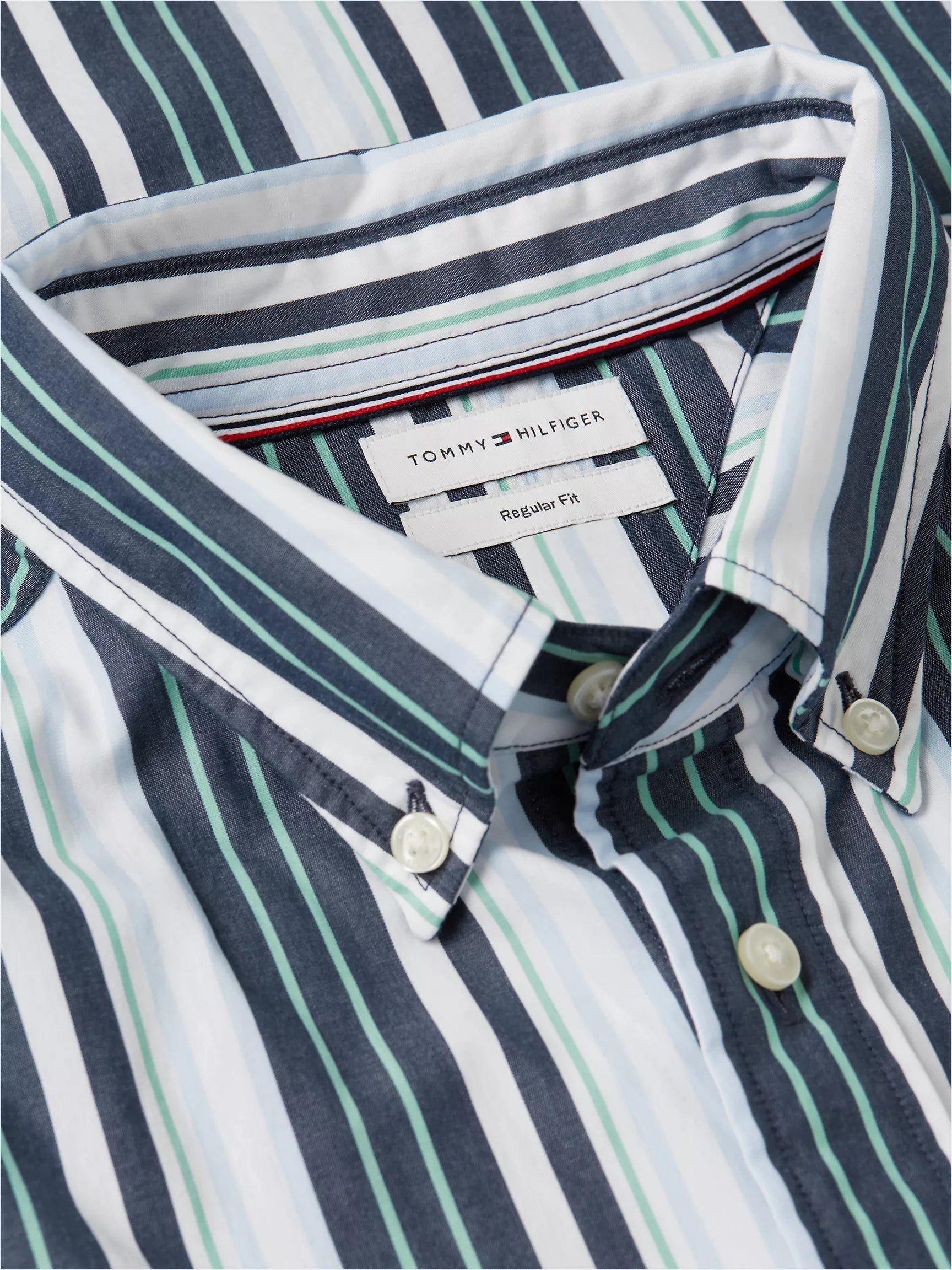 Cut Grass/Blue Stripe