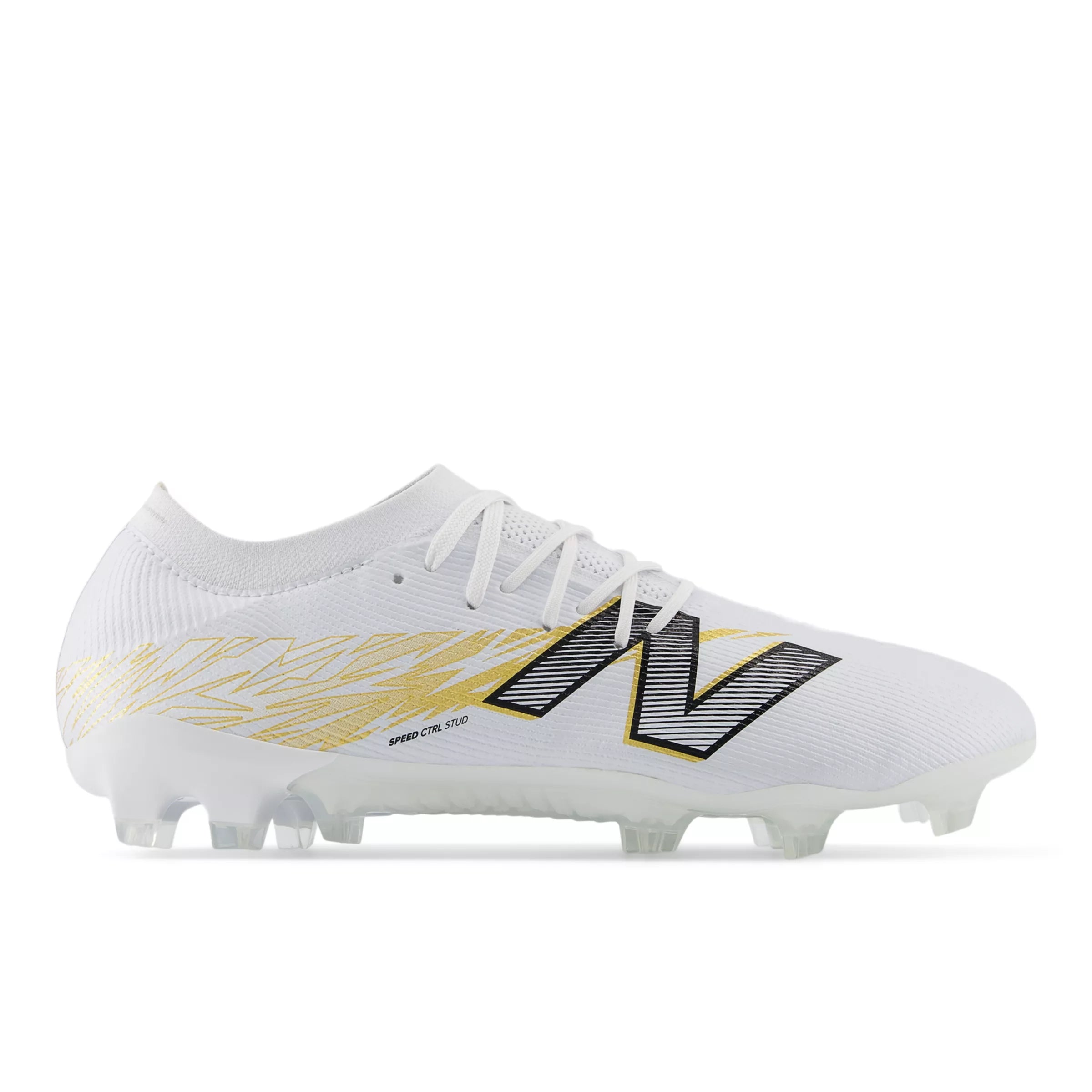 White With Metallic Gold And Metallic Silver