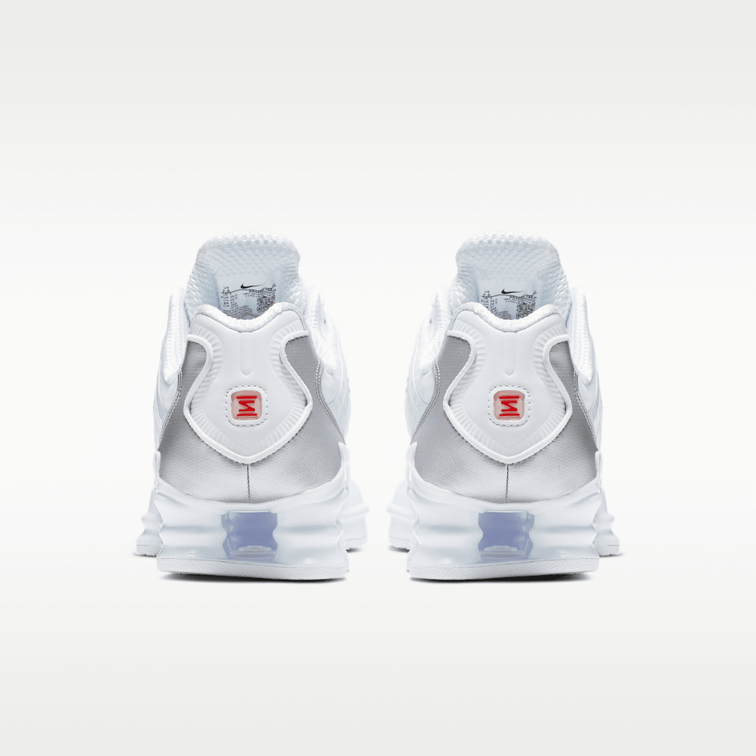 White/Metallic Silver/Max Orange/White