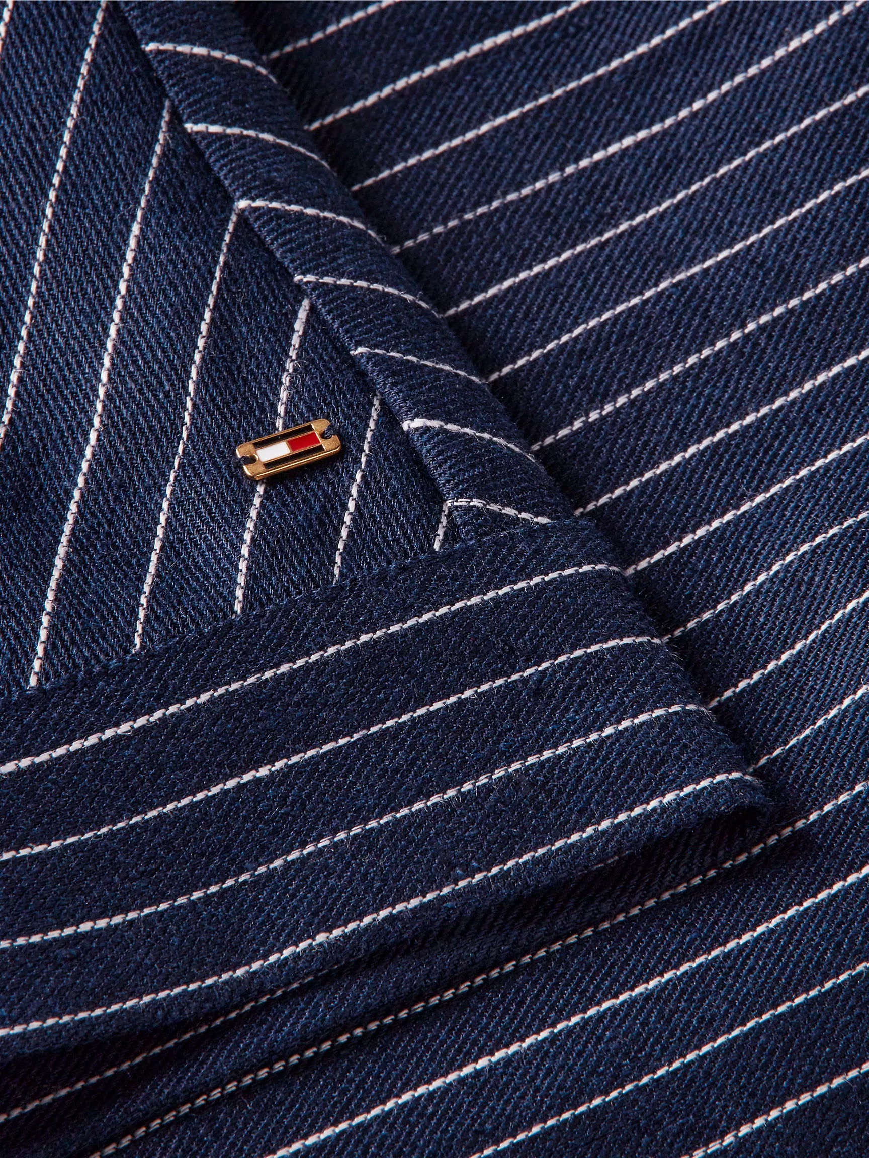 Pinstripe Navy