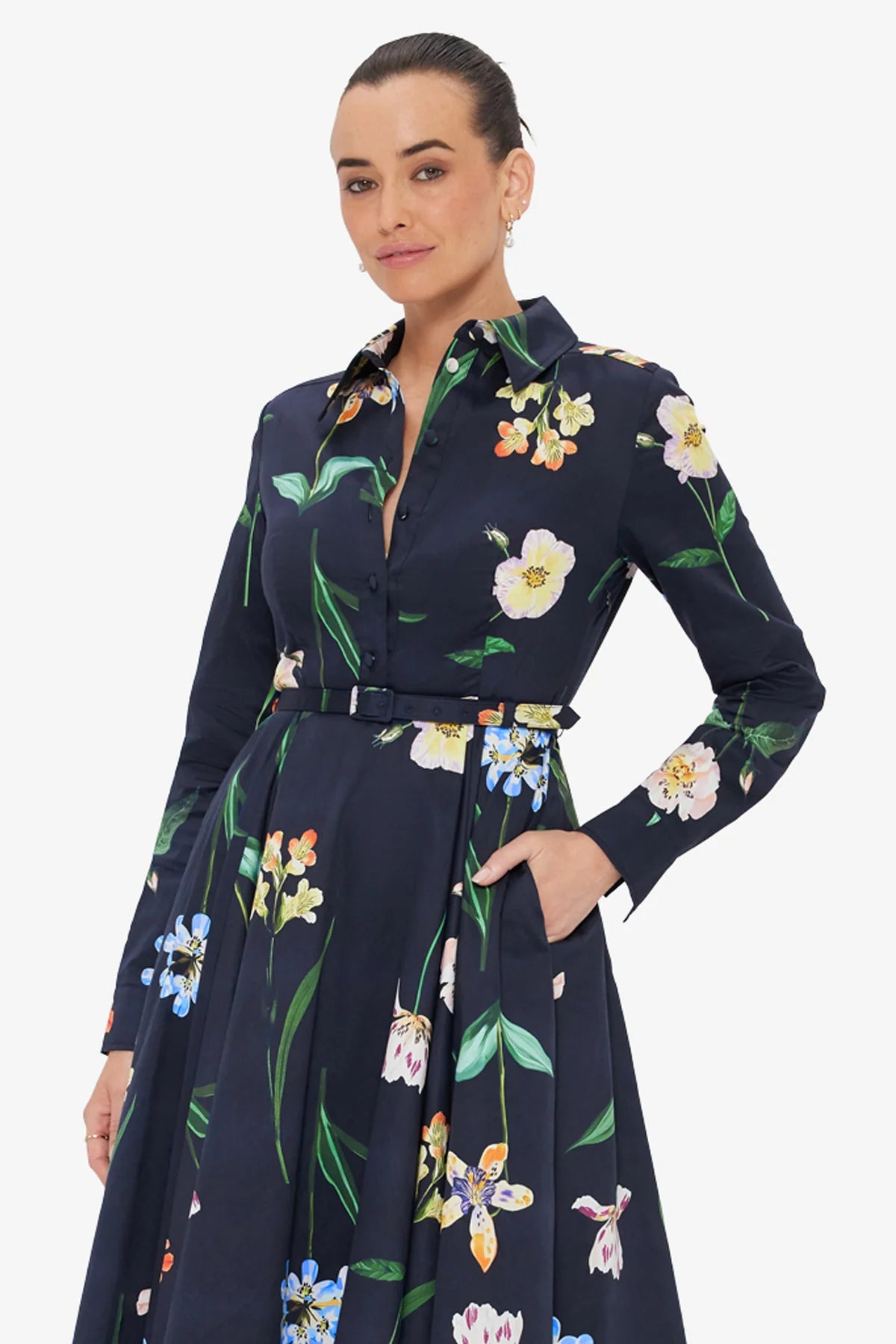 Botanical Print in Ebony