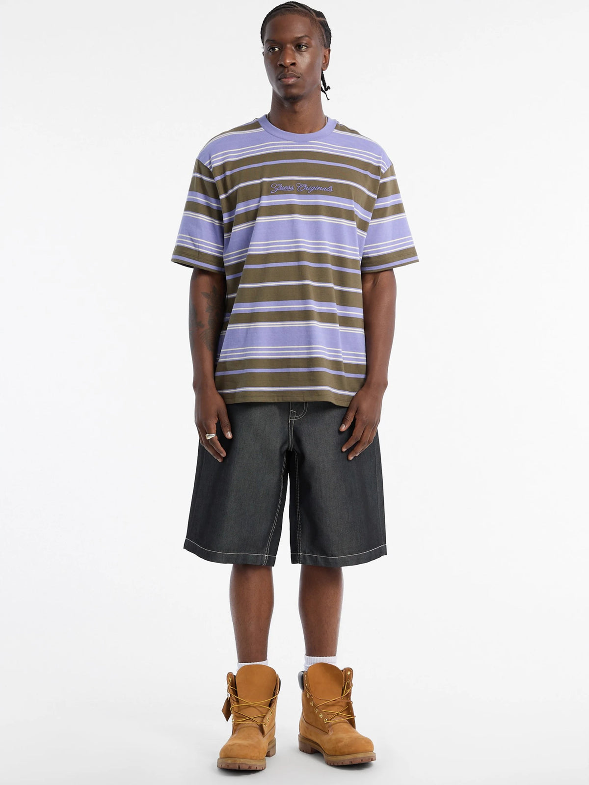 Grape Leaves Stripes Mult