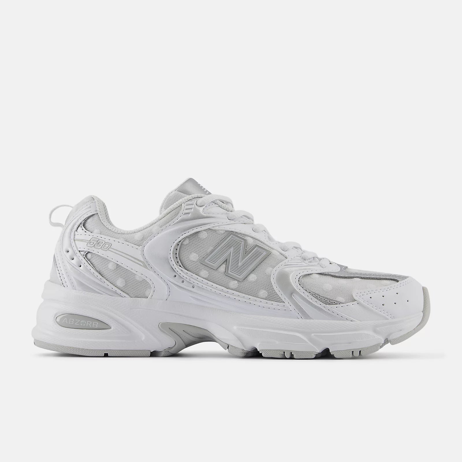 White With Silver Metalic