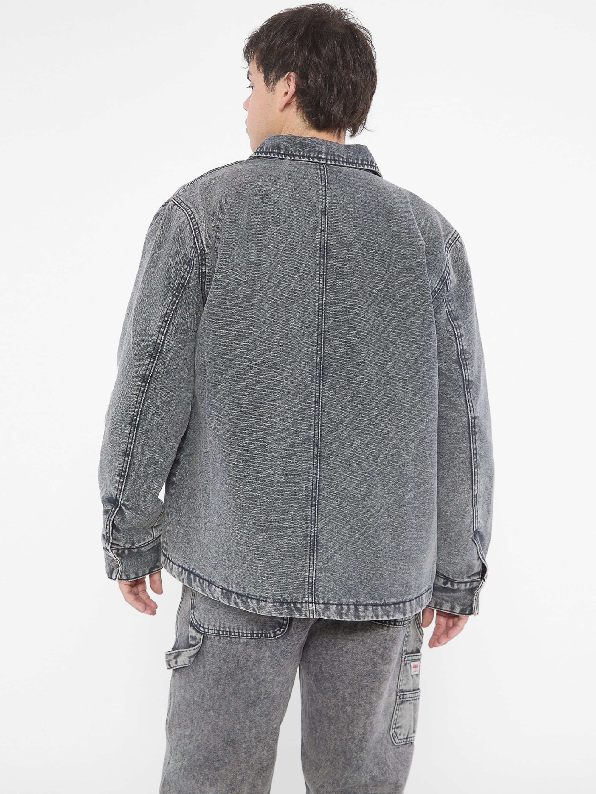 Go Blue Canvas Acid Wash