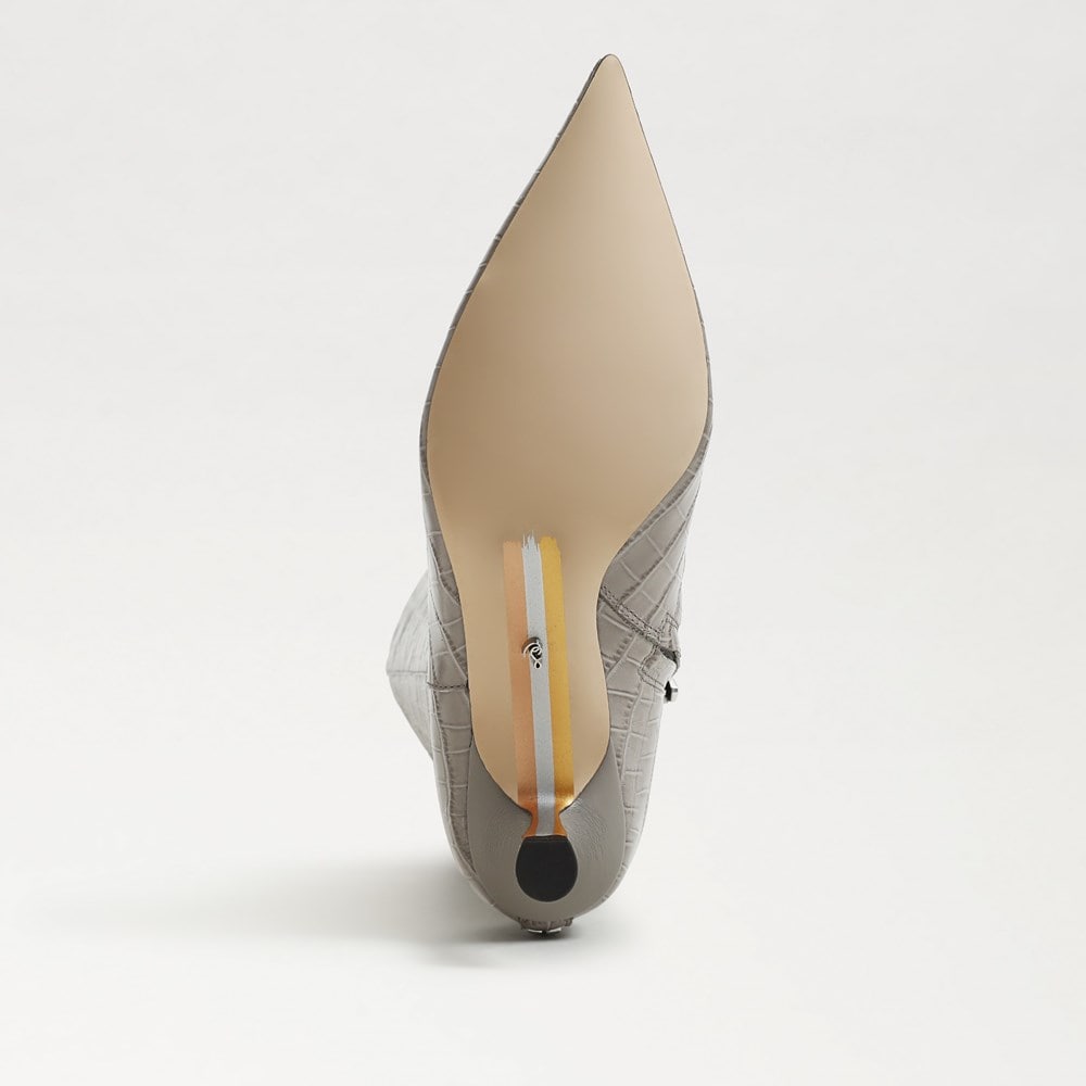 Antico Gray Croco Leather