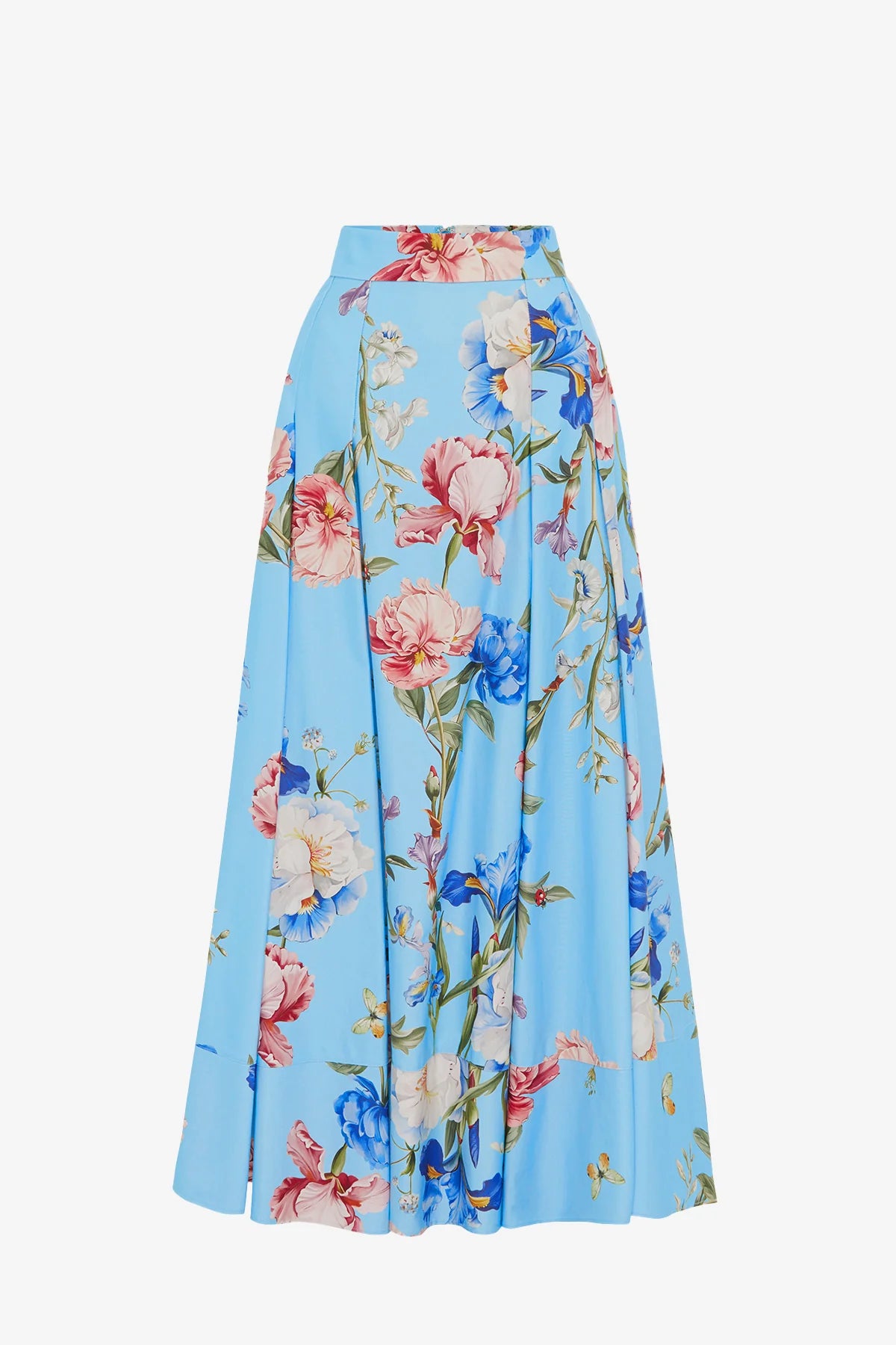 Garden Print in Baby Blue