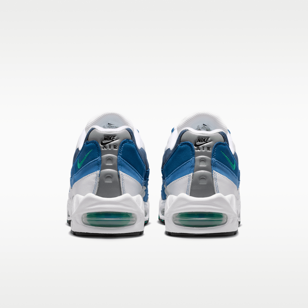 White/Lake Blue/French Blue/Emerald Green