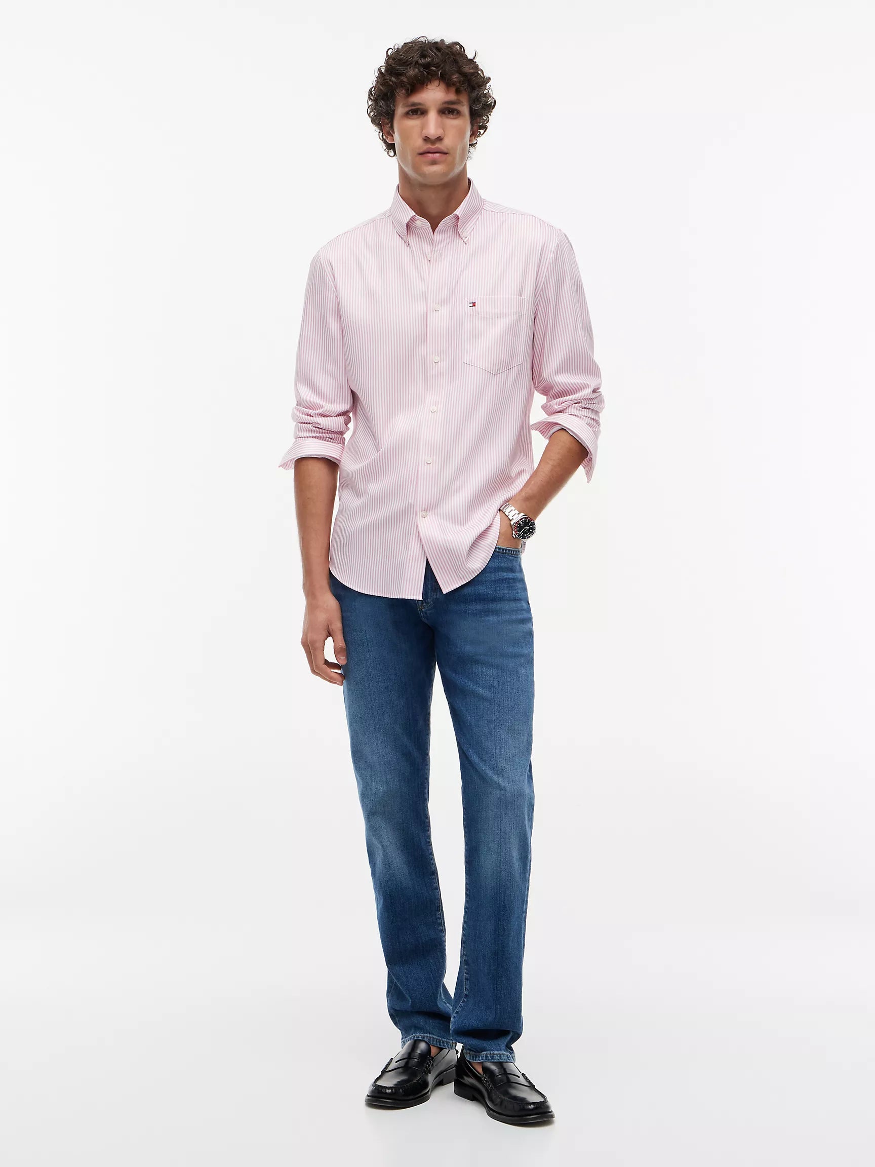 Pink/White Stripe